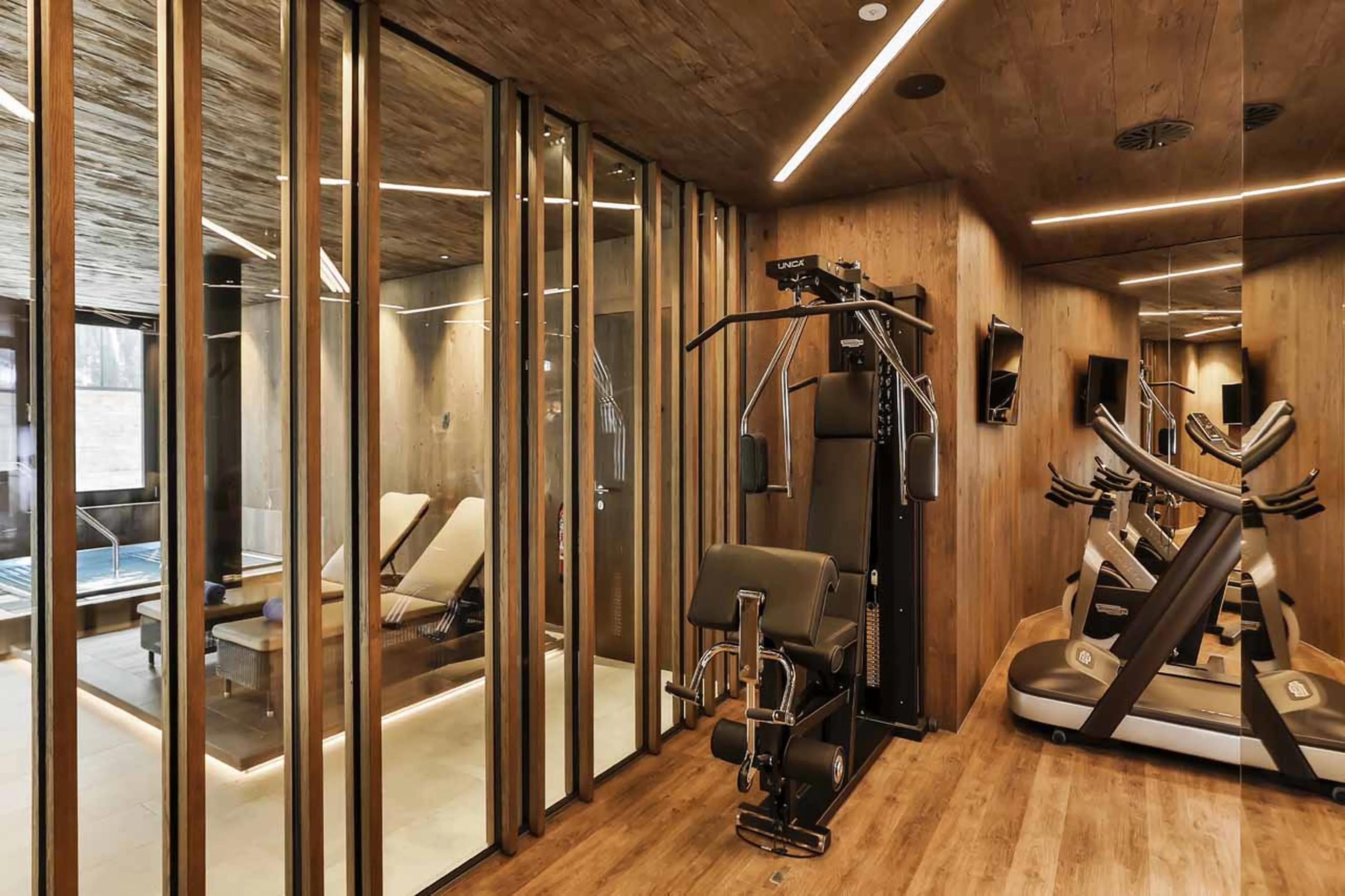 Gym at Chalet Lena in St Anton