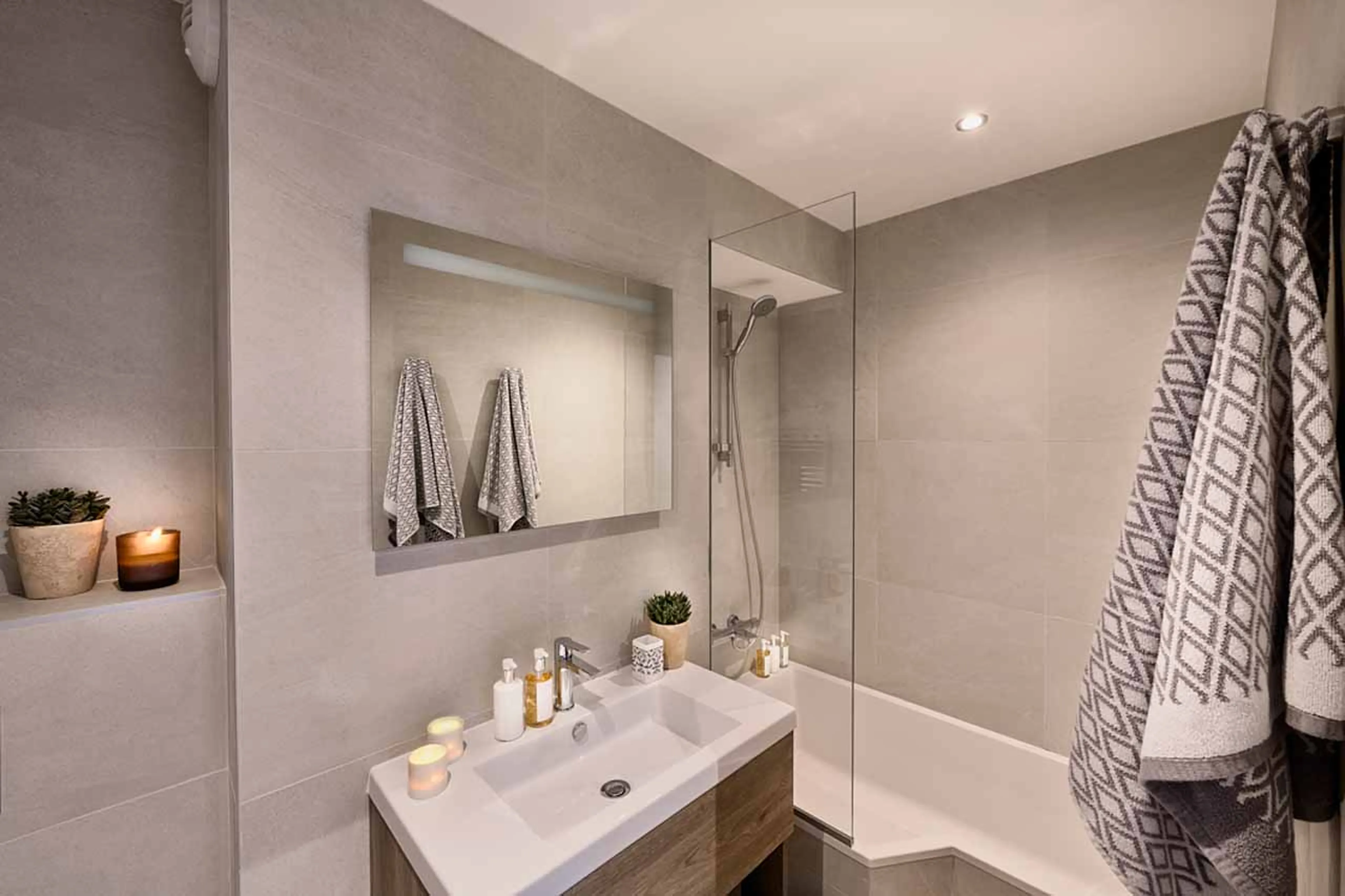 Shared bathroom at Apartment Les Abeilles in Morzine