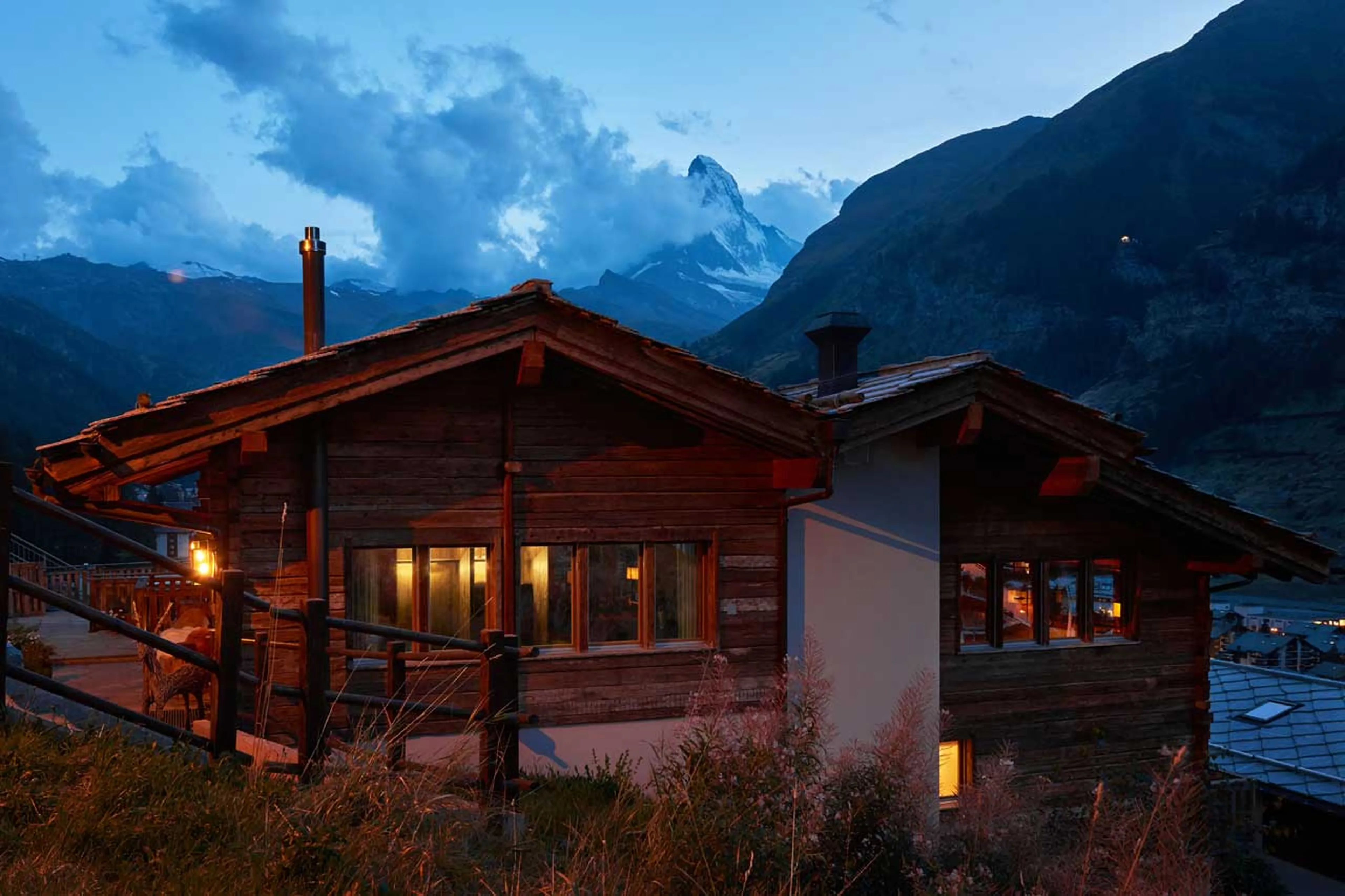 Exterior view of Chalet Les Anges in Zermatt