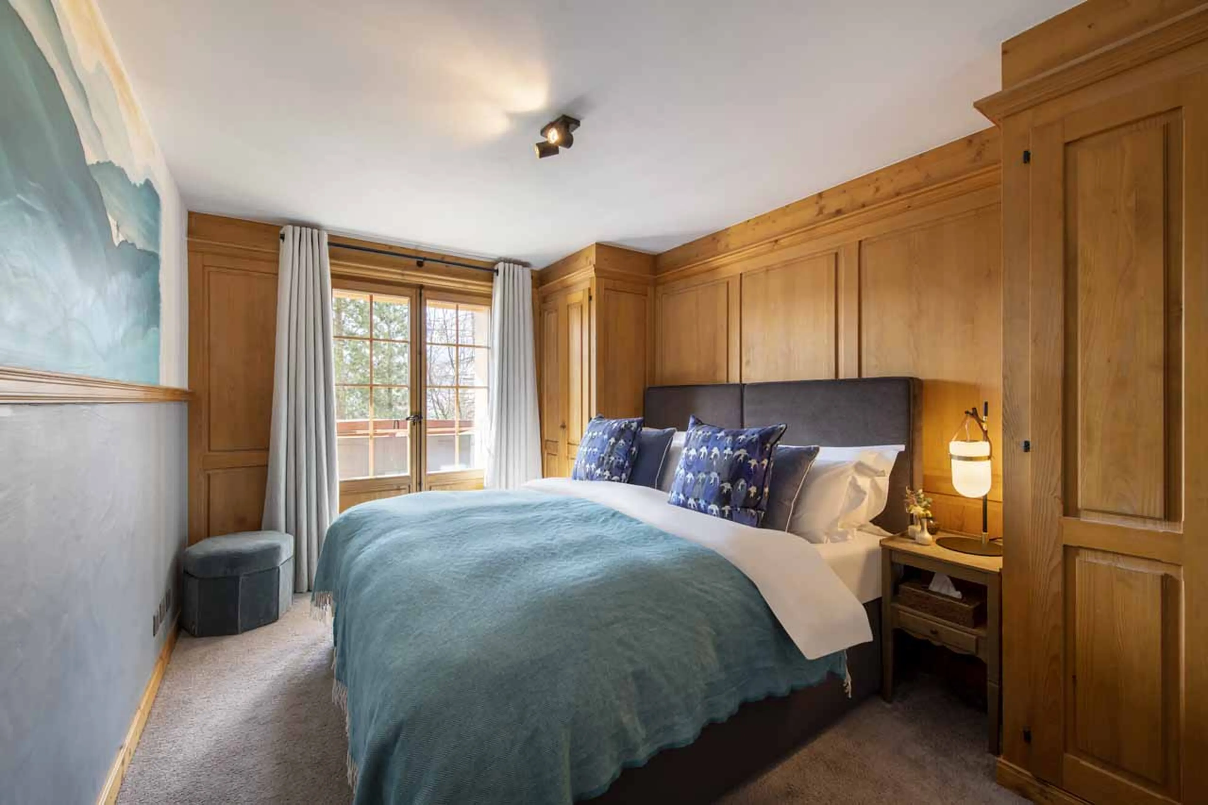 Bedroom four in Chalet Les Attelas in Verbier