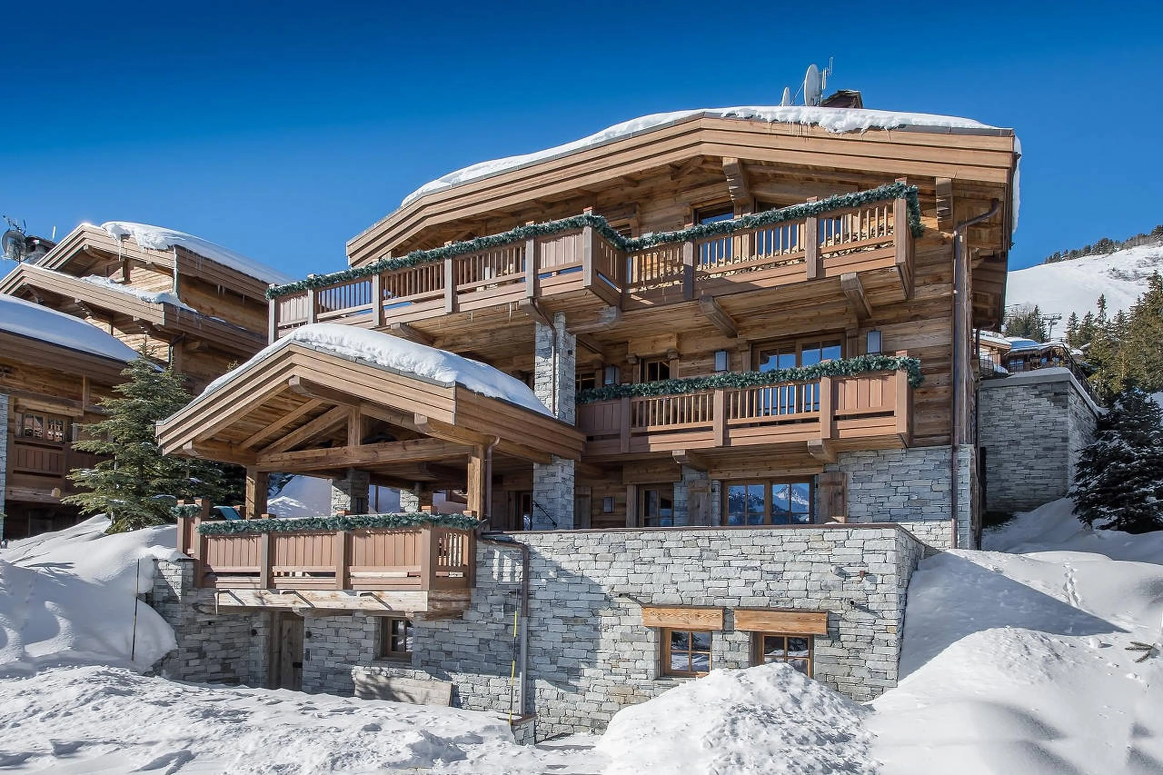 Exterior of Chalet Les Bastidons in Courchevel 1850