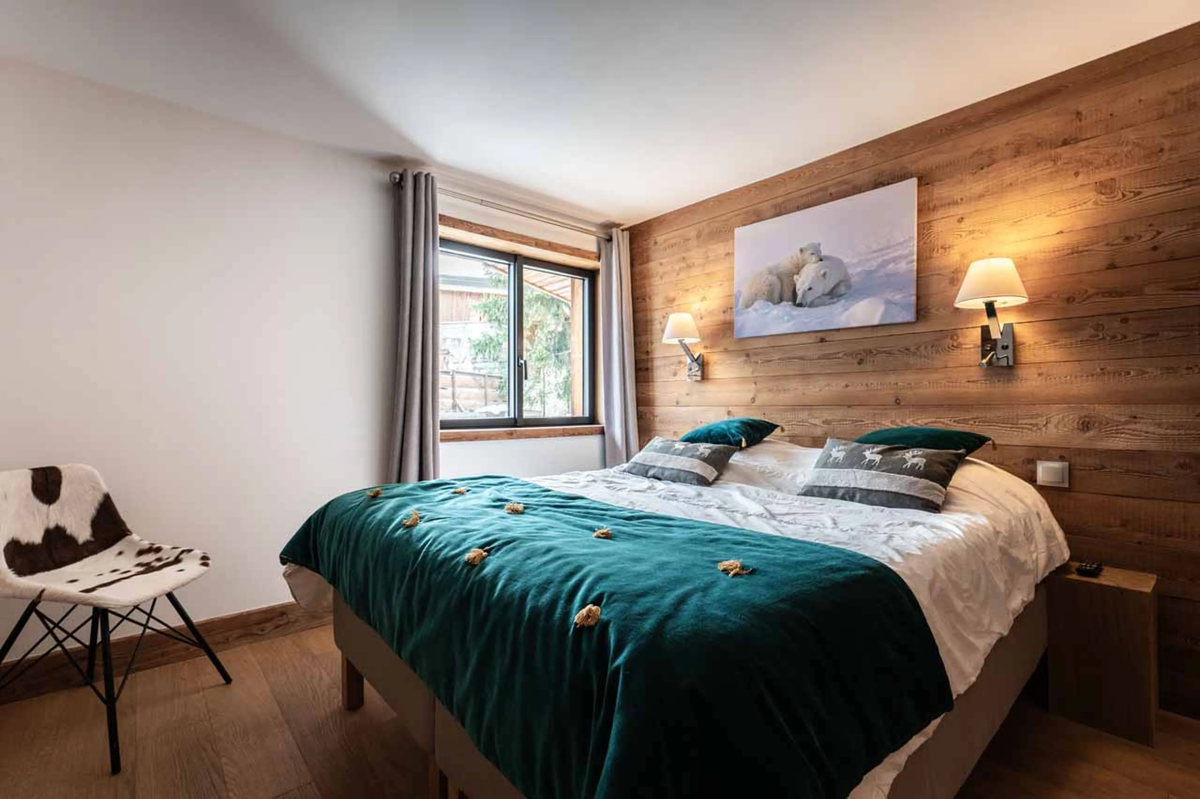 Bedroom 3 at Chalet Les Clarines d'Or in Courchevel 1650