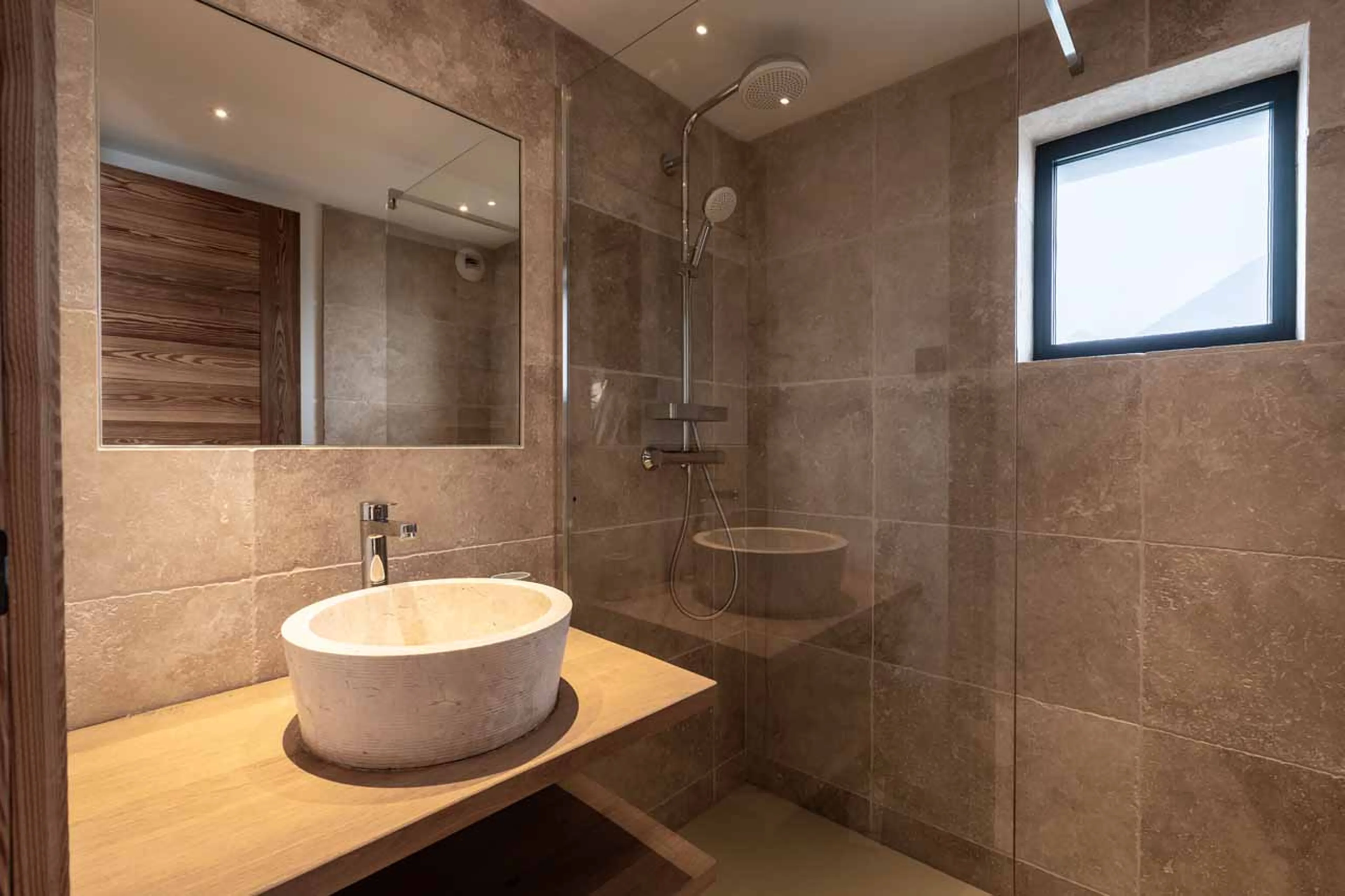Bathroom at Chalet Les Clarines d'Or in Courchevel 1650