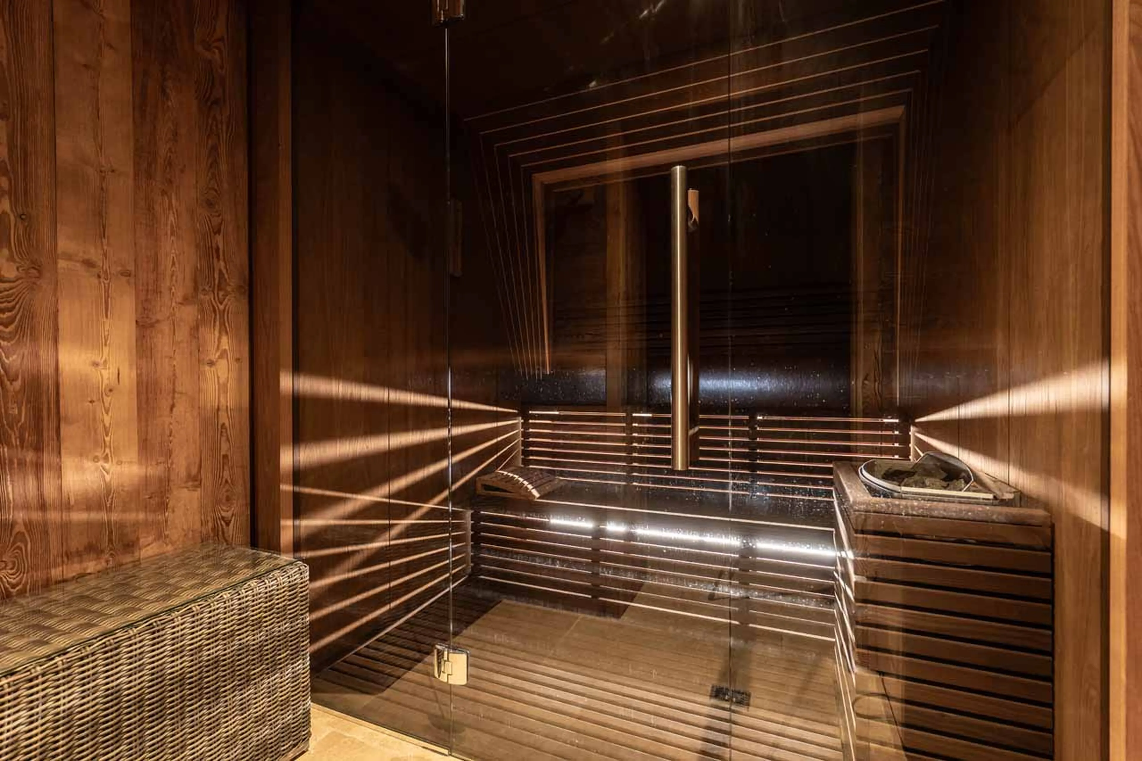 Spa sauna at Chalet Les Clarines d'Or in Courchevel 1650