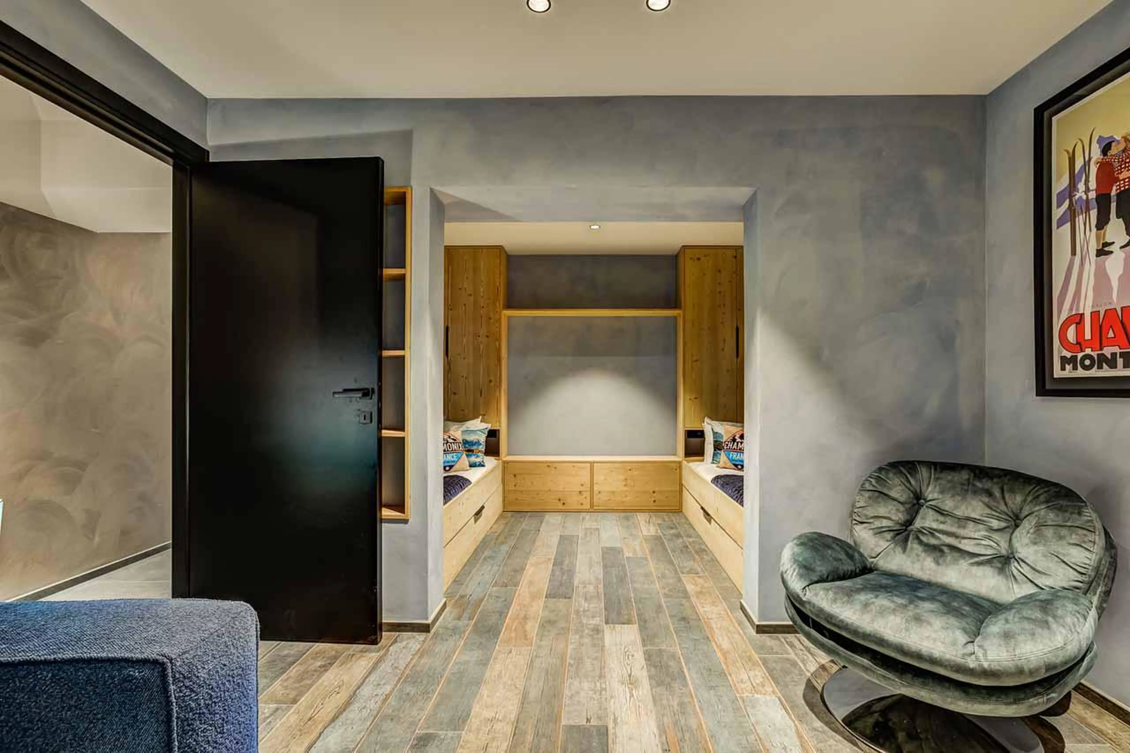 Bedroom eight at Chalet Les Melezes in Chamonix