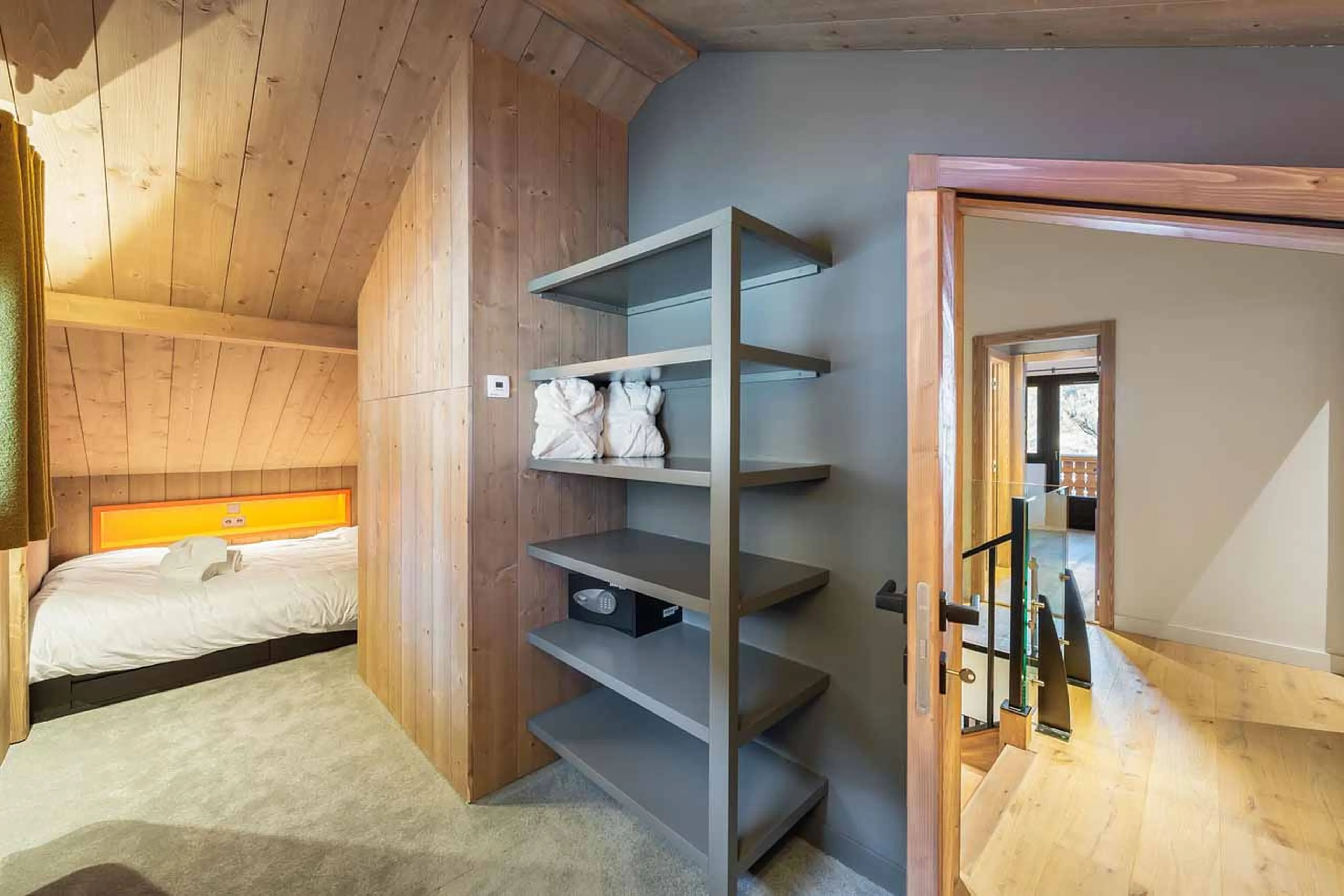 Bedroom five at Chalet Les Morilles in Meribel