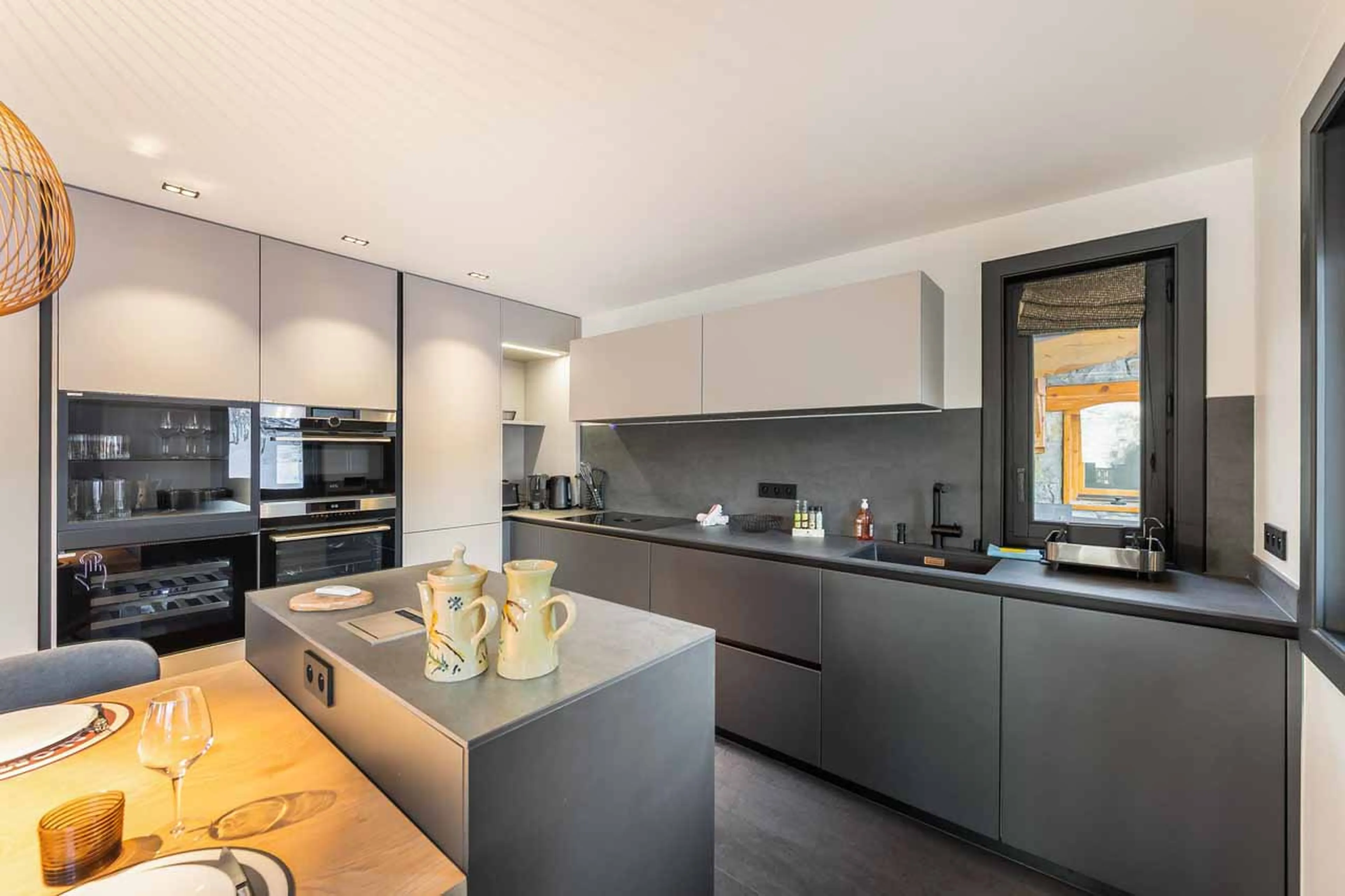 Kitchen at Chalet Les Morilles in Meribel