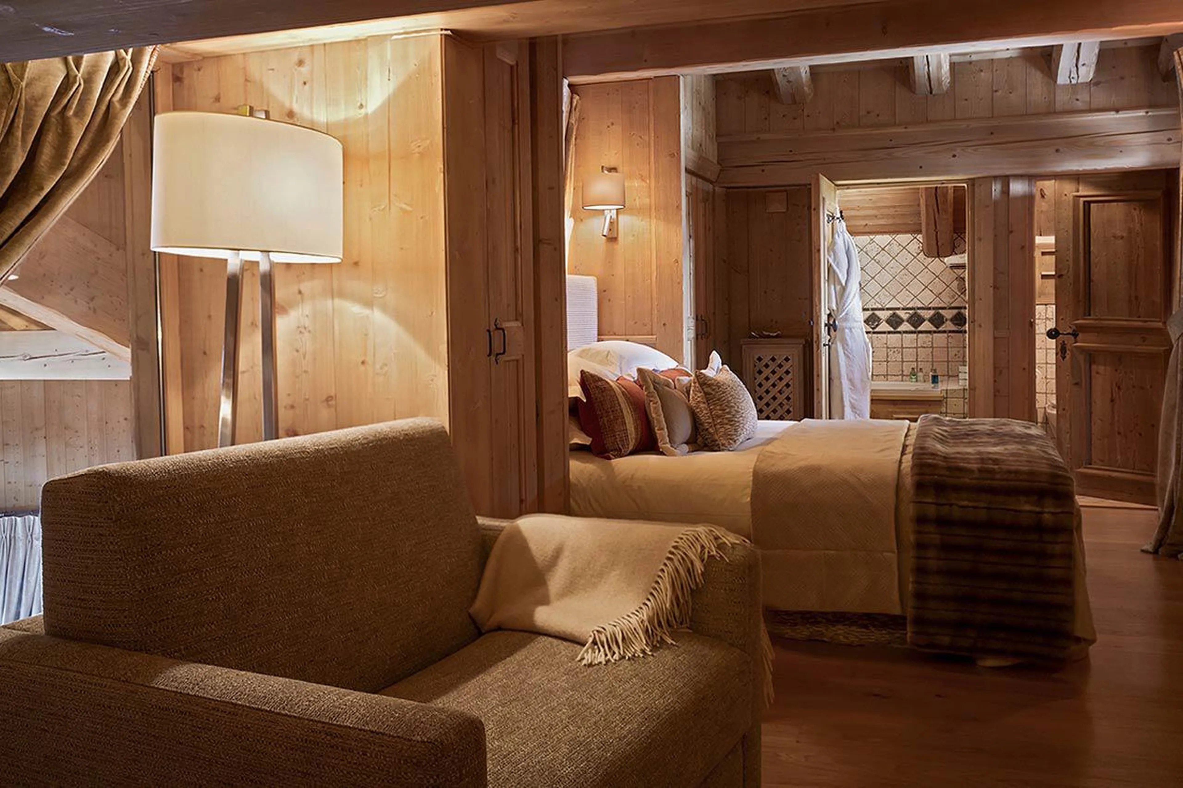 Bedroom five at Chalet Les Sorbiers in Courchevel 1850