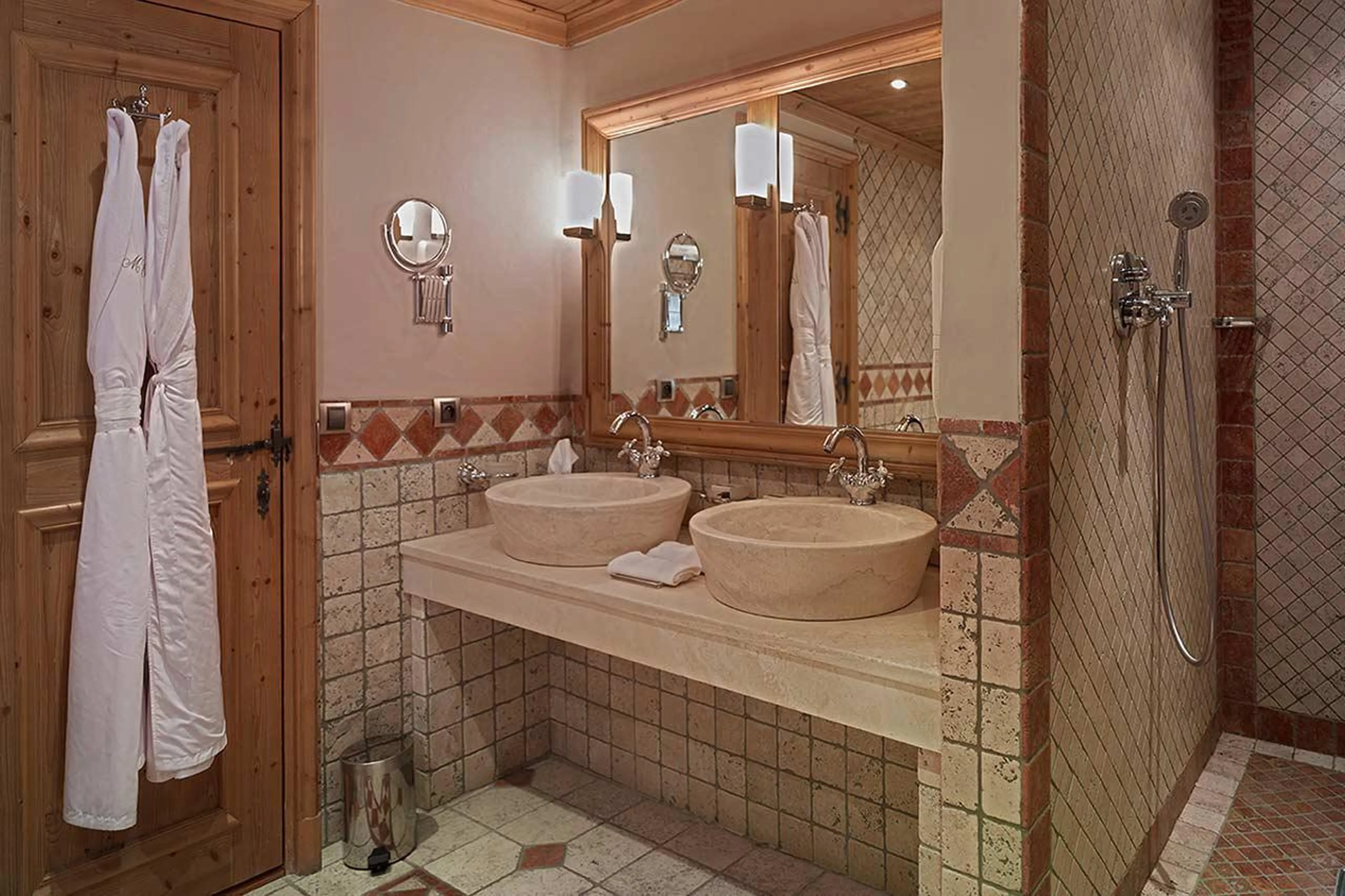 Bathroom at Chalet Les Sorbiers in Courchevel 1850