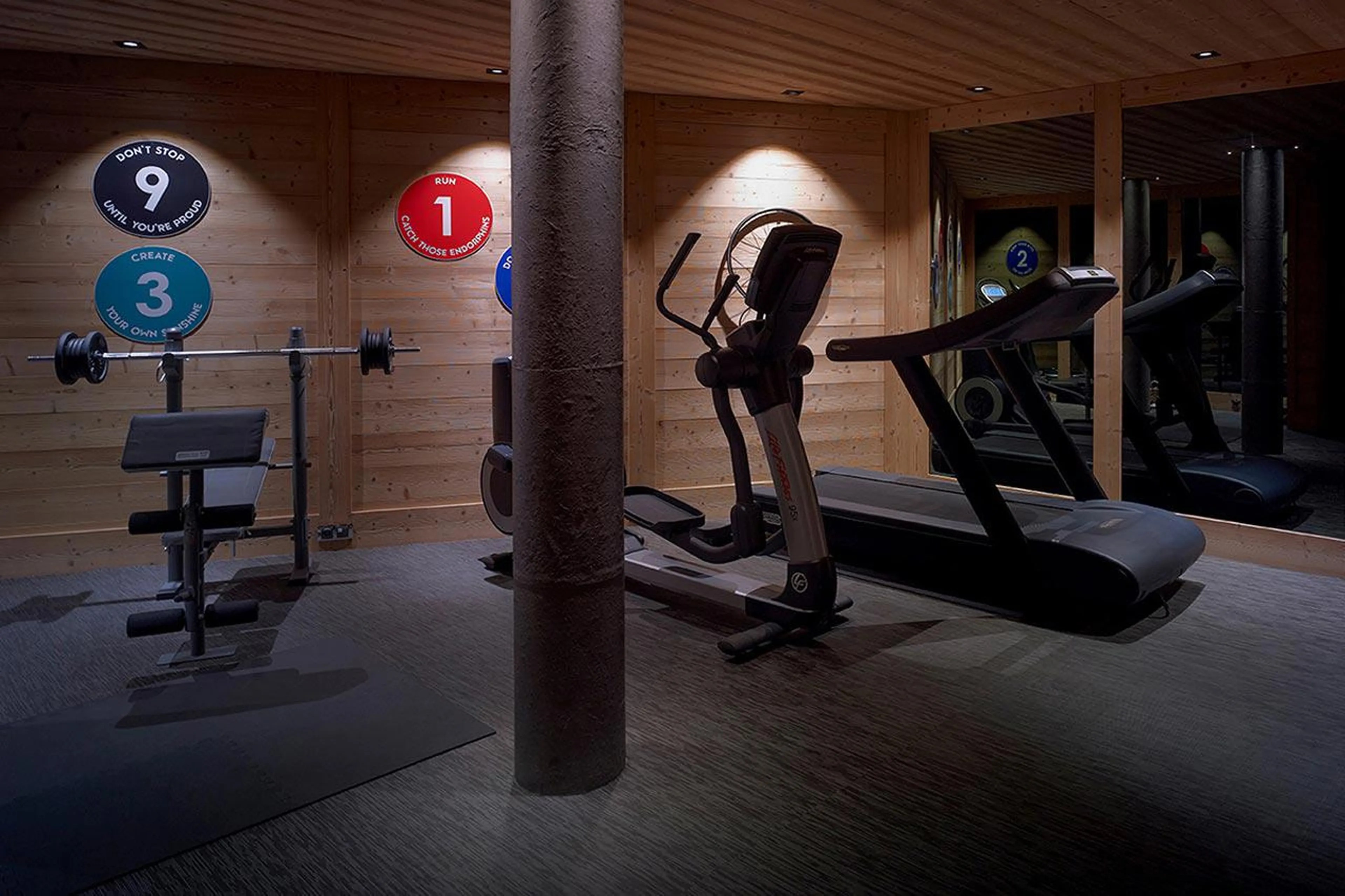 Fitness room at Chalet Les Sorbiers in Courchevel 1850