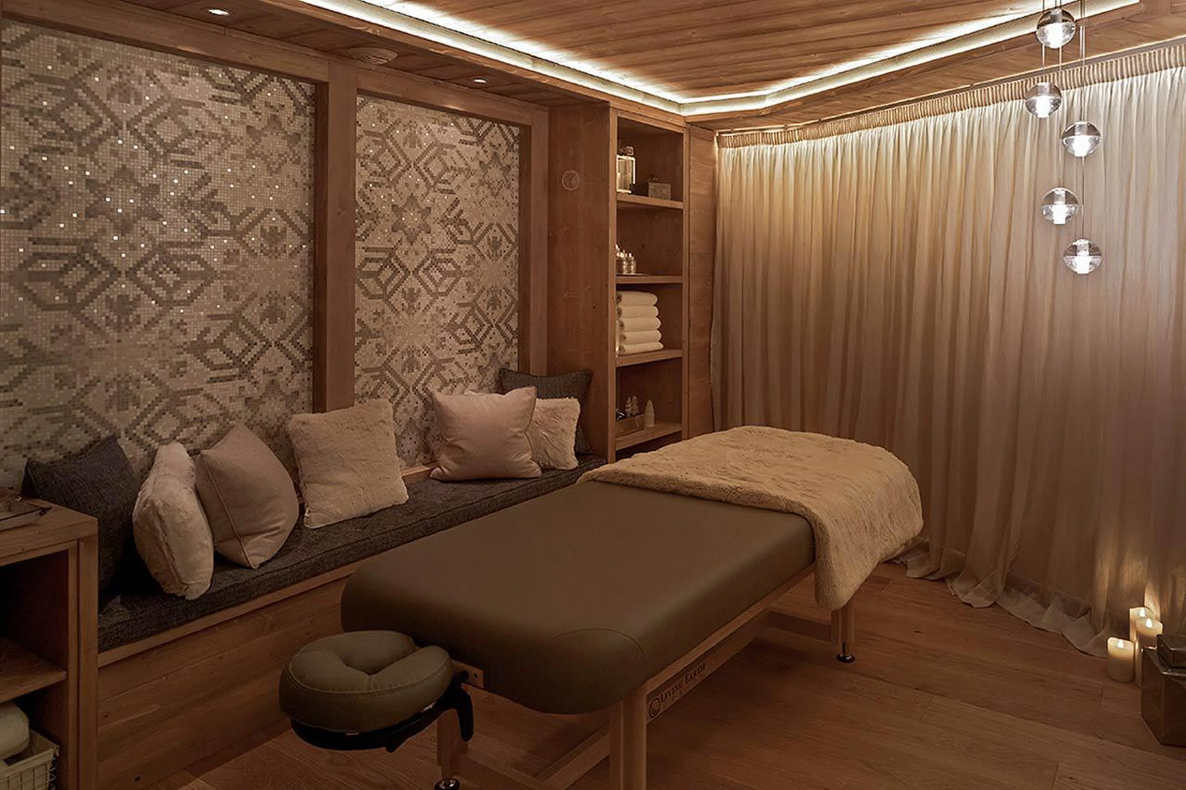 Massage room at Chalet Les Sorbiers in Courchevel 1850