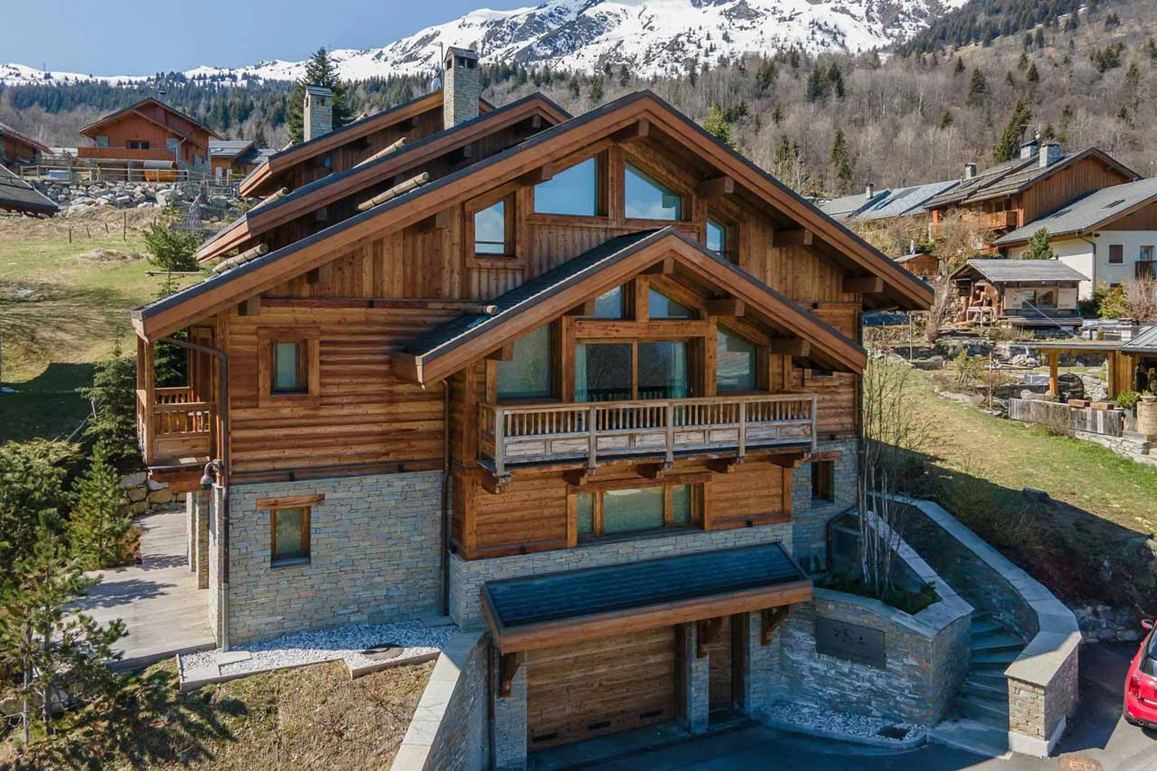 Chalet Les Sorbiers in Meribel exterior