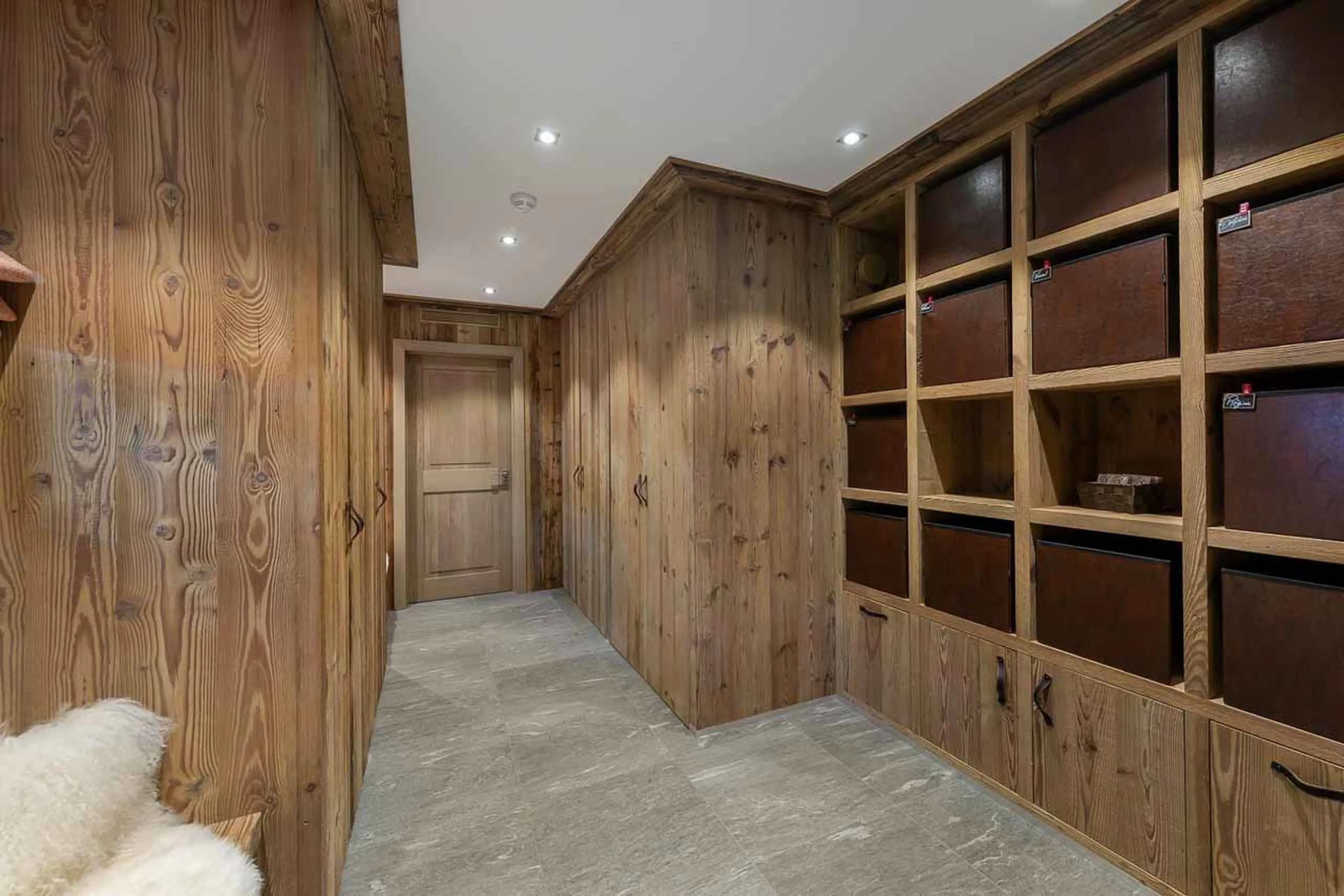 Ski room at Chalet Les Sorbiers in Meribel