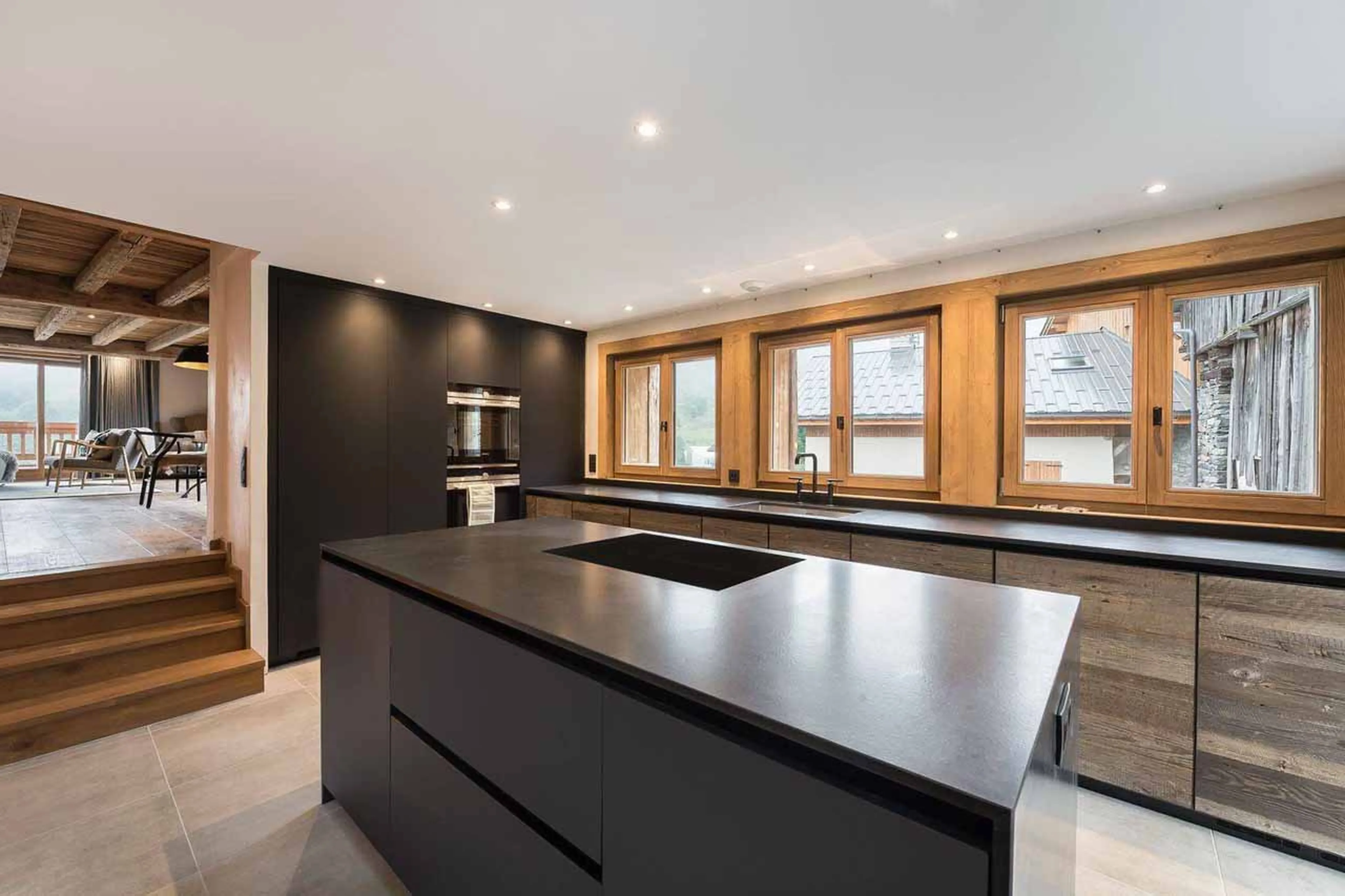 Kitchen at Chalet Les Voutes in Meribel