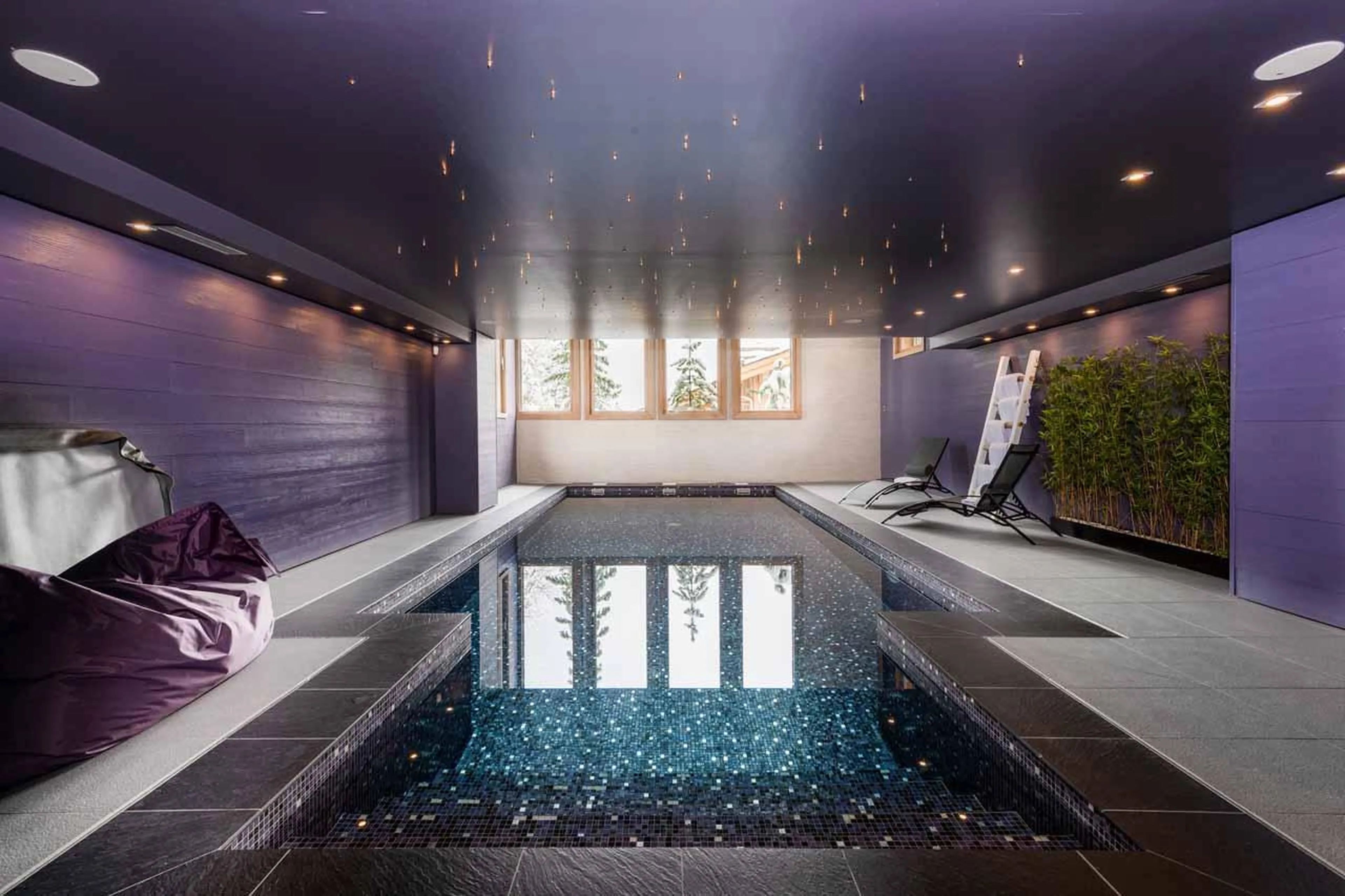 Indoor swimming pool of Chalet Licorne in Courchevel 1650