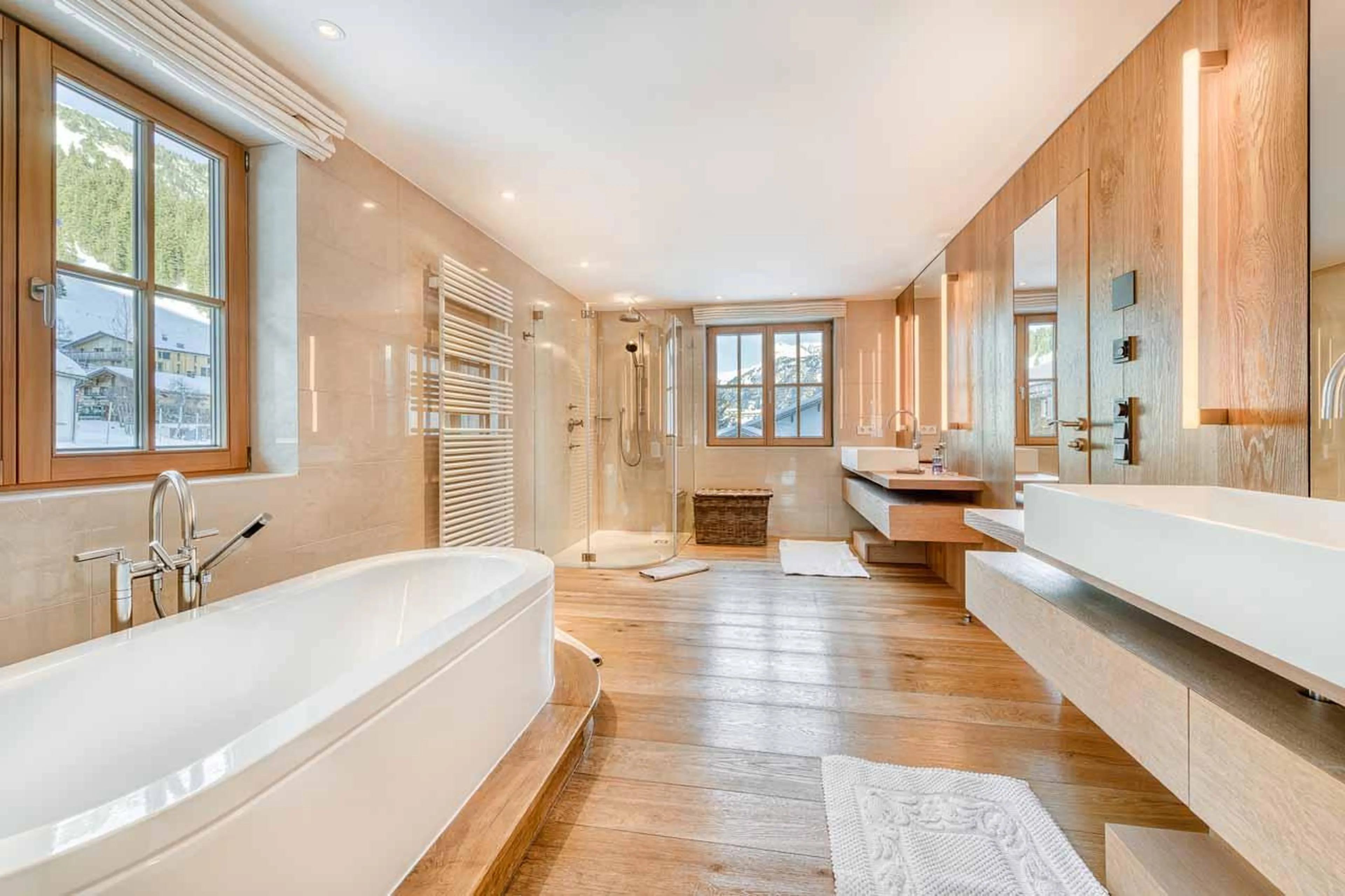 Master bathroom at Chalet Lilly in Zug