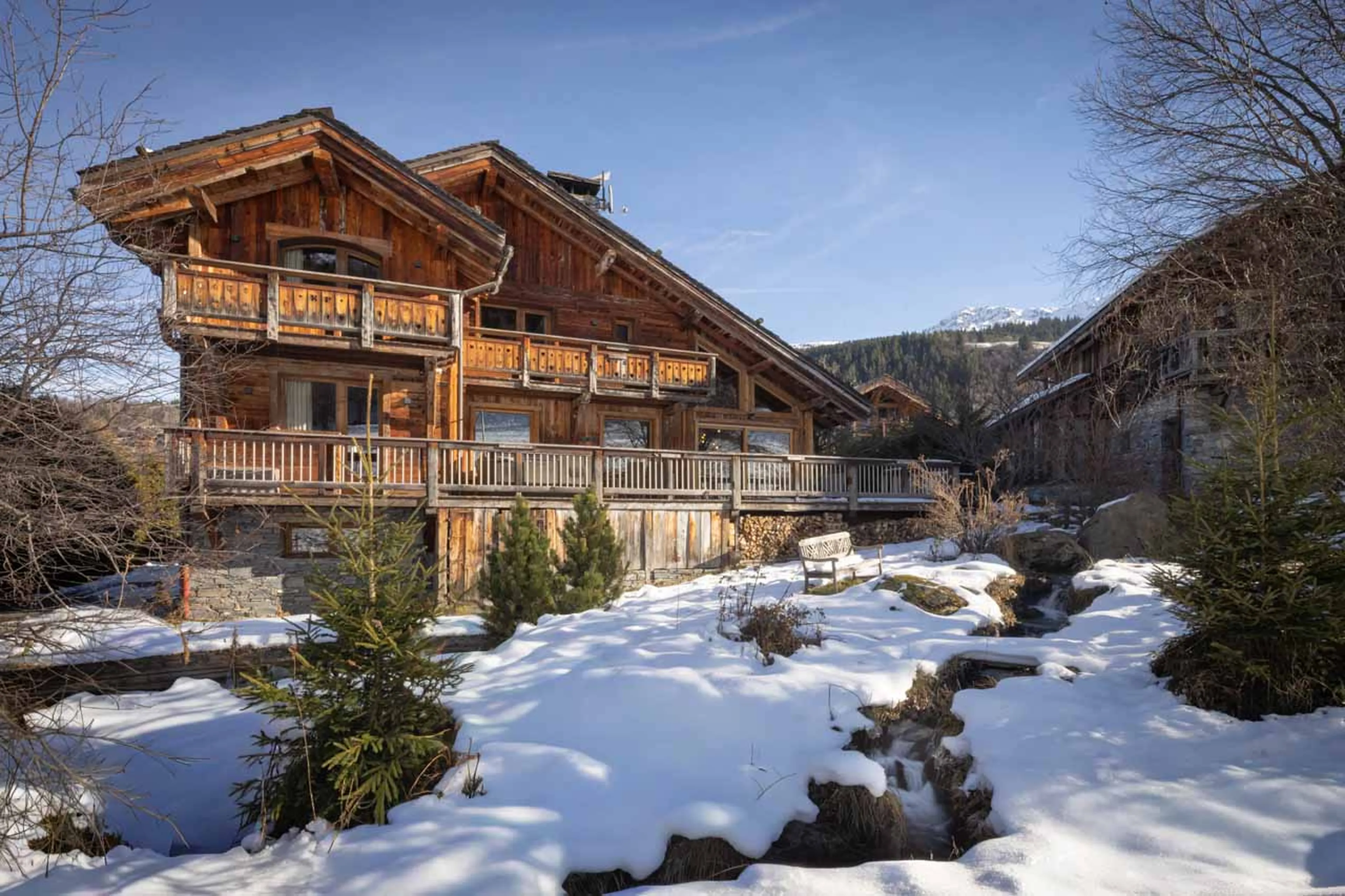 Exterior of Chalet L'Orchidée in Meribel