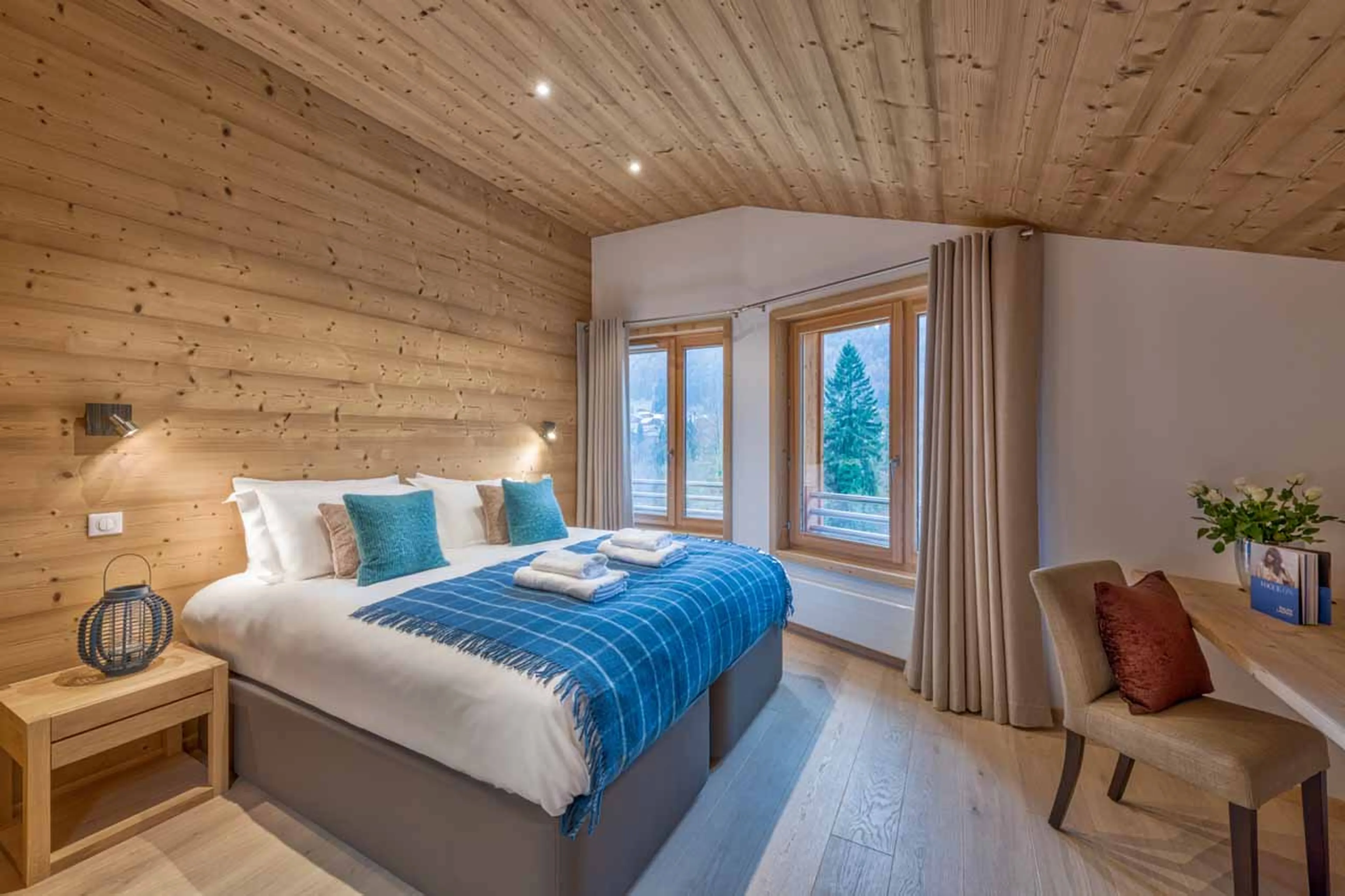 Bedroom two at Chalet Lorne in Morzine