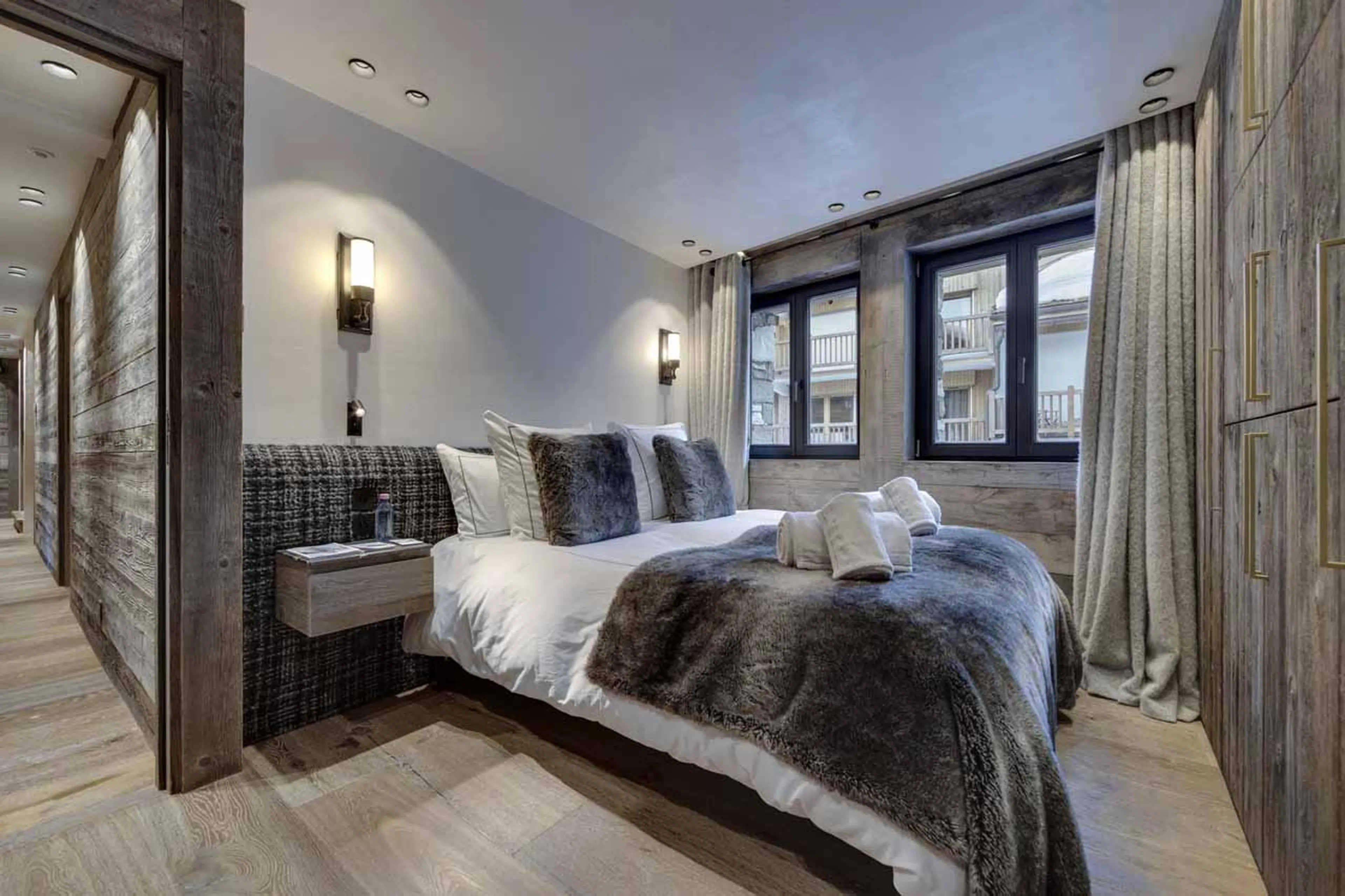 Bedroom 5 at Chalet L'Ours Blanc in Val d'Isere