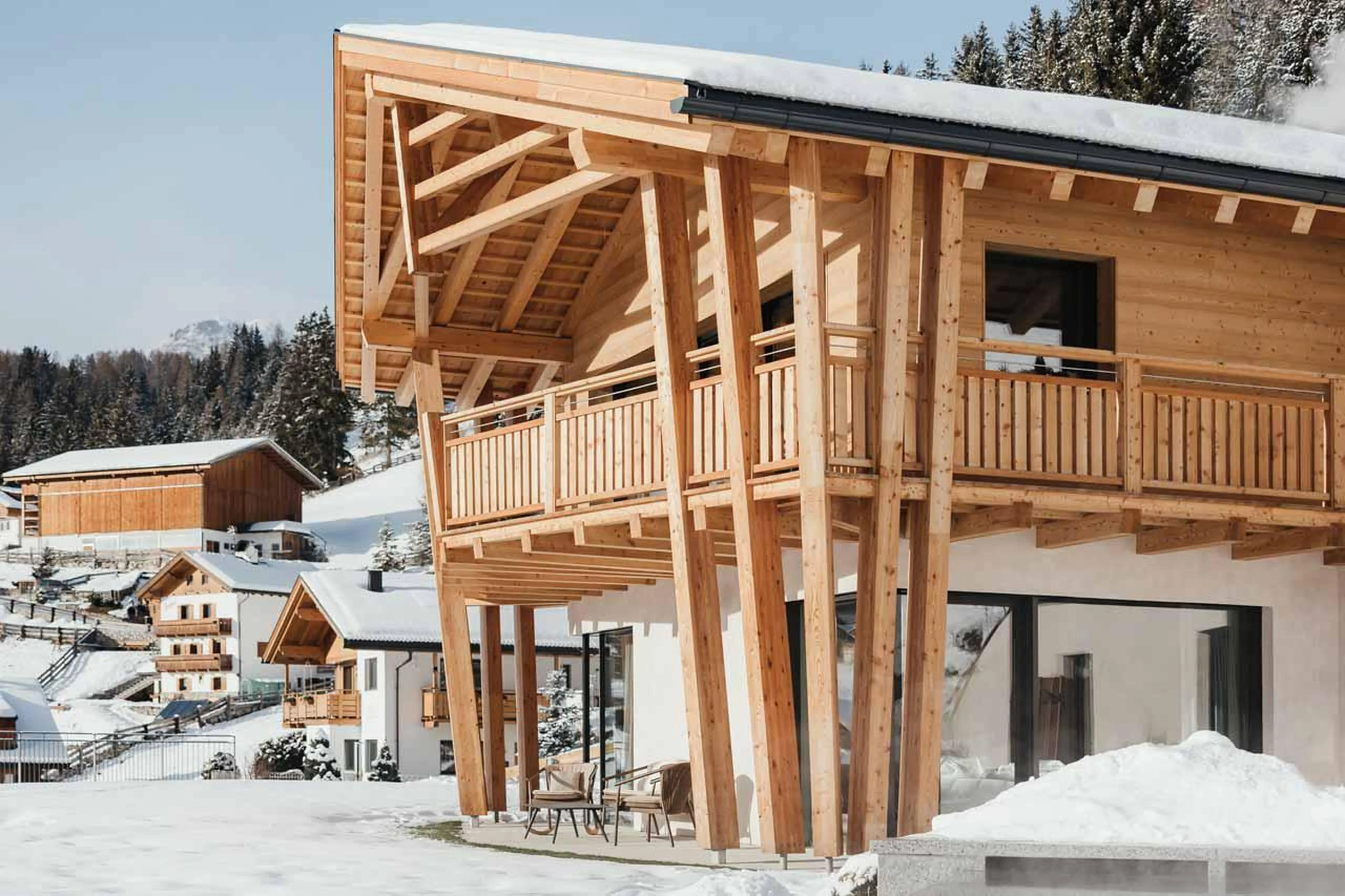 Exterior of Chalet Lum d'Or in Val Gardena