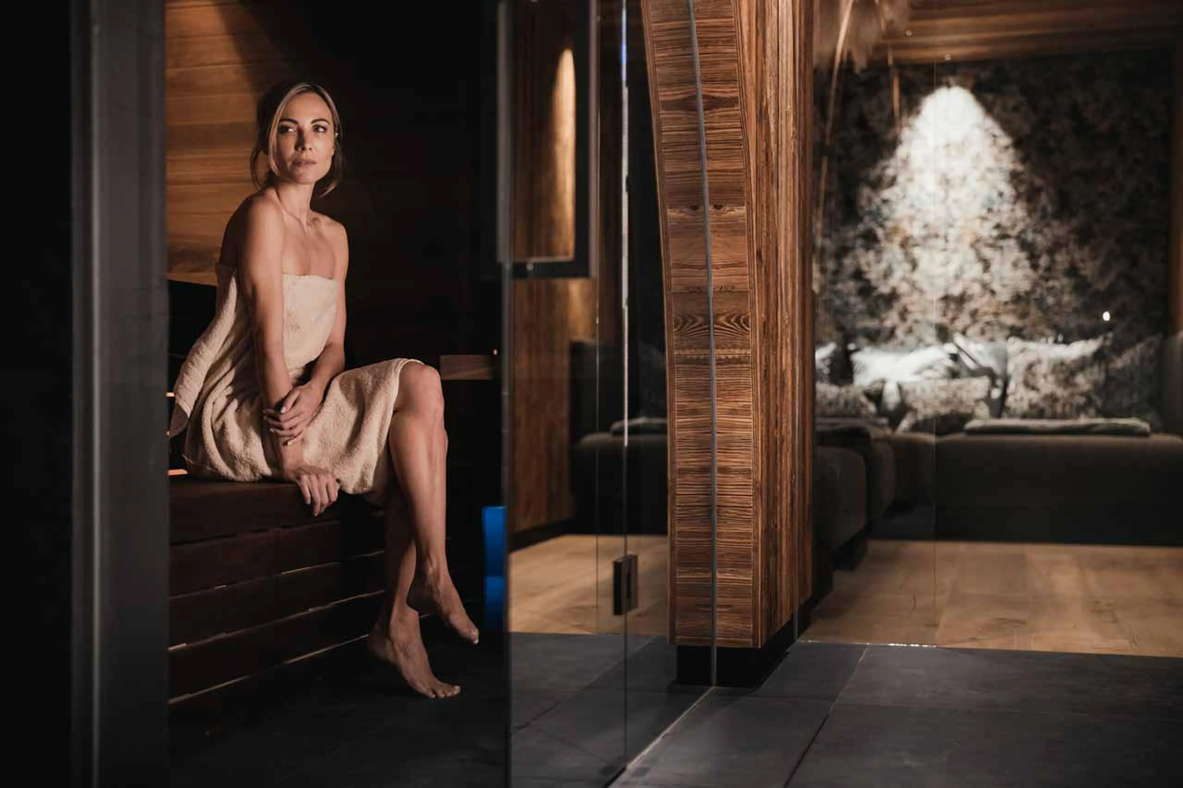 Sauna at Chalet Lum d'Or in Val Gardena