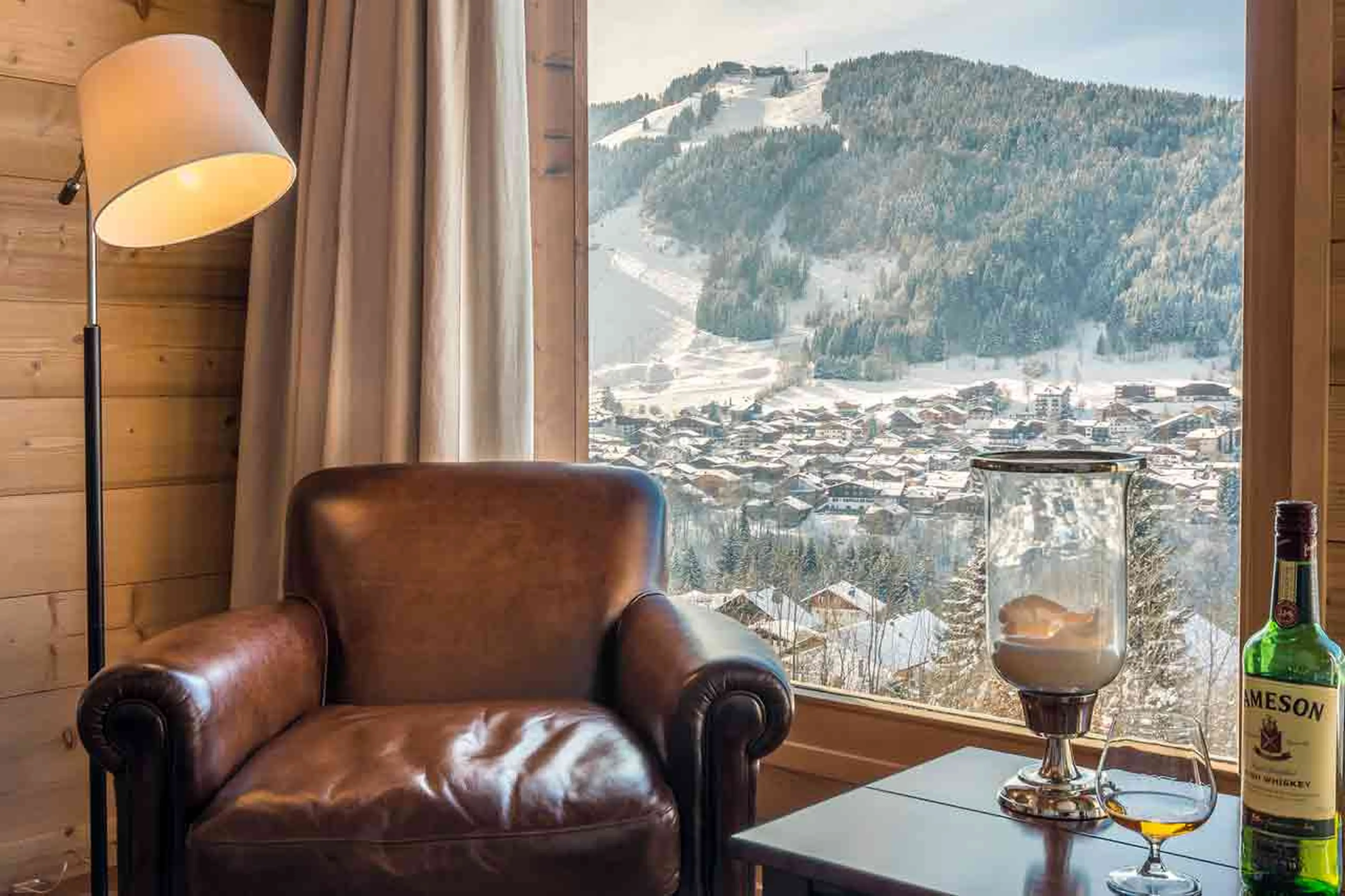 Views from living area of Chalet M in Morzine