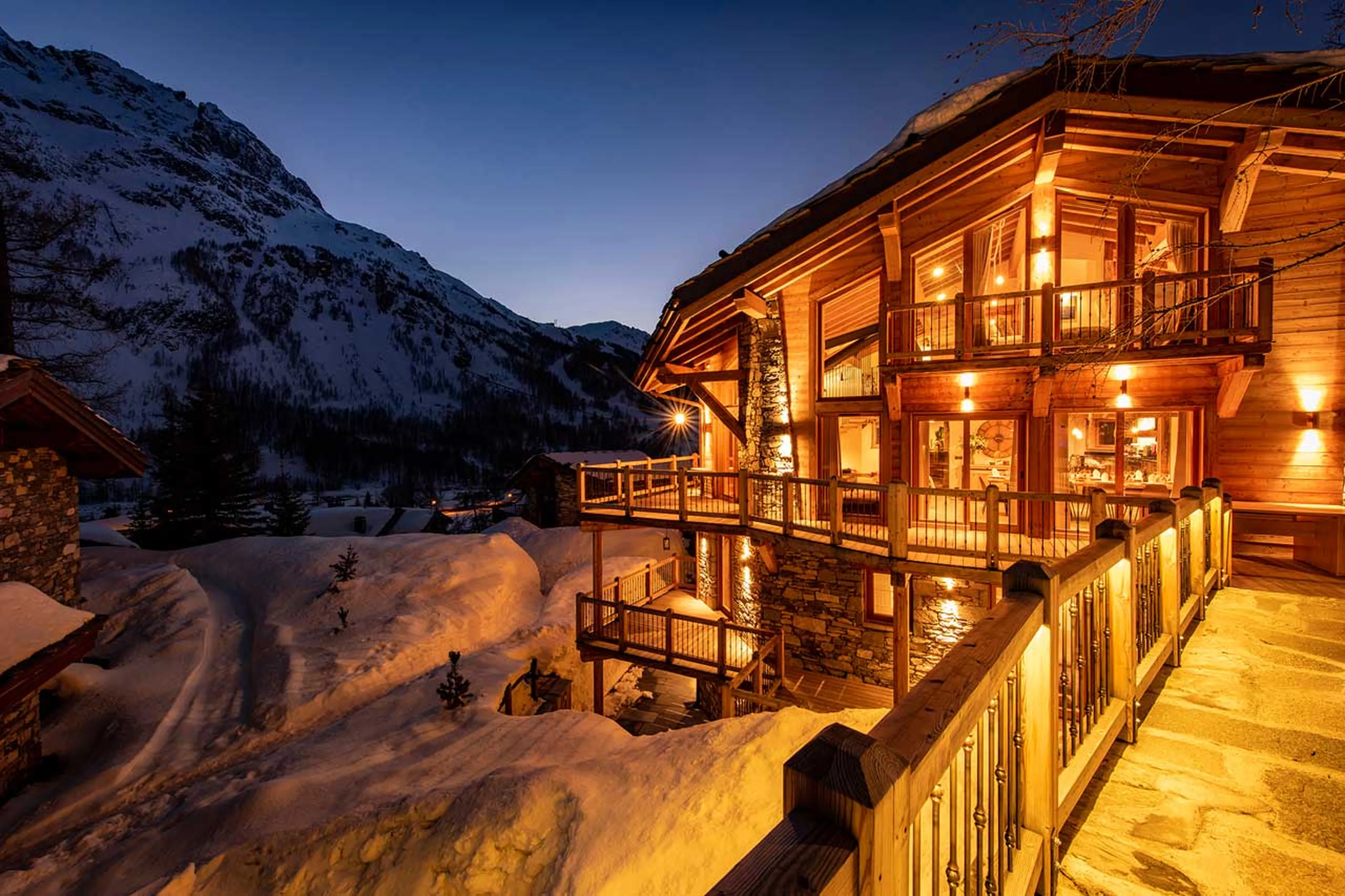 Exterior of Chalet Machapuchare in Val d'Isere