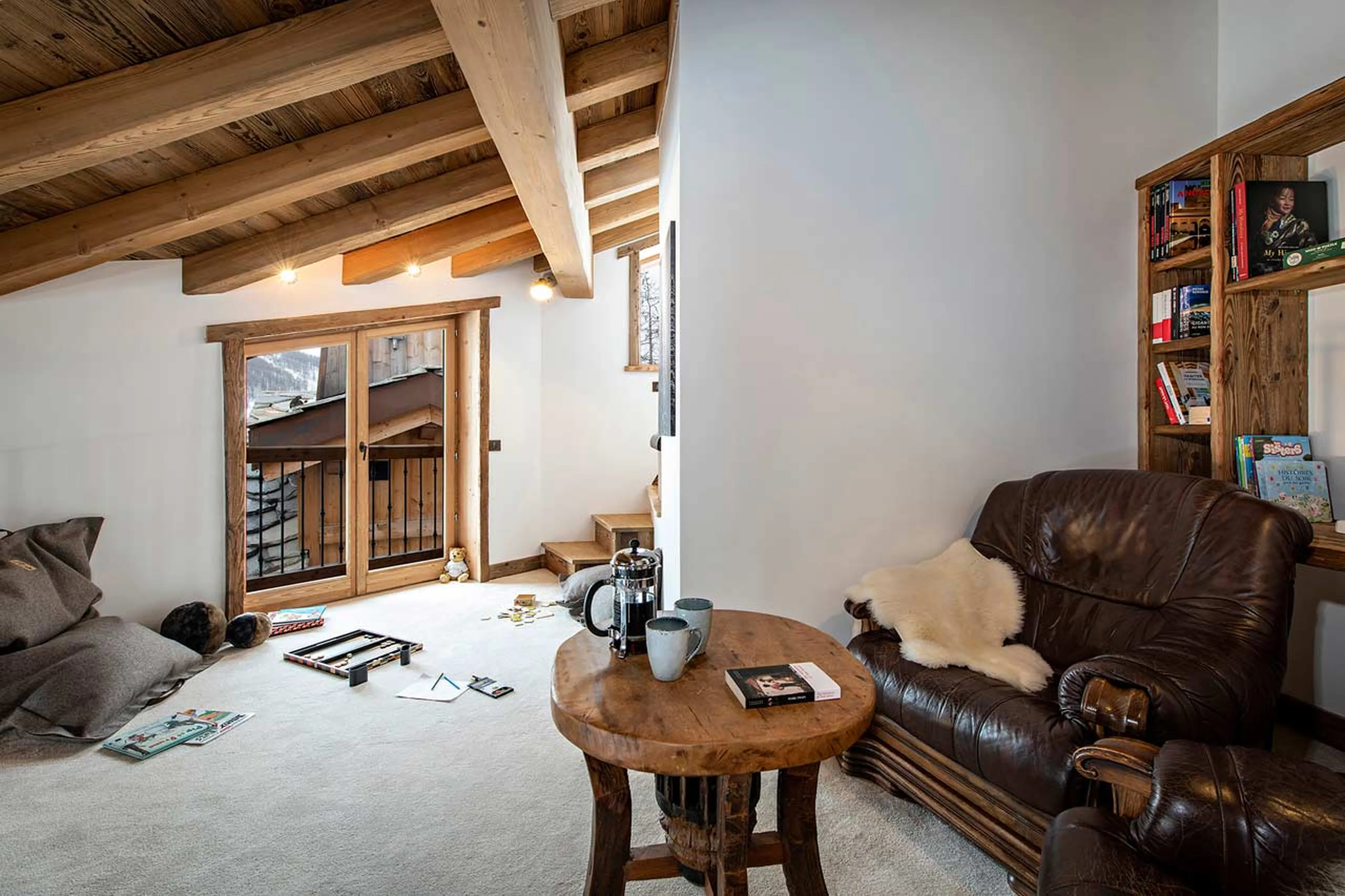 Landing seating at Chalet Machapuchare in Val d'Isere