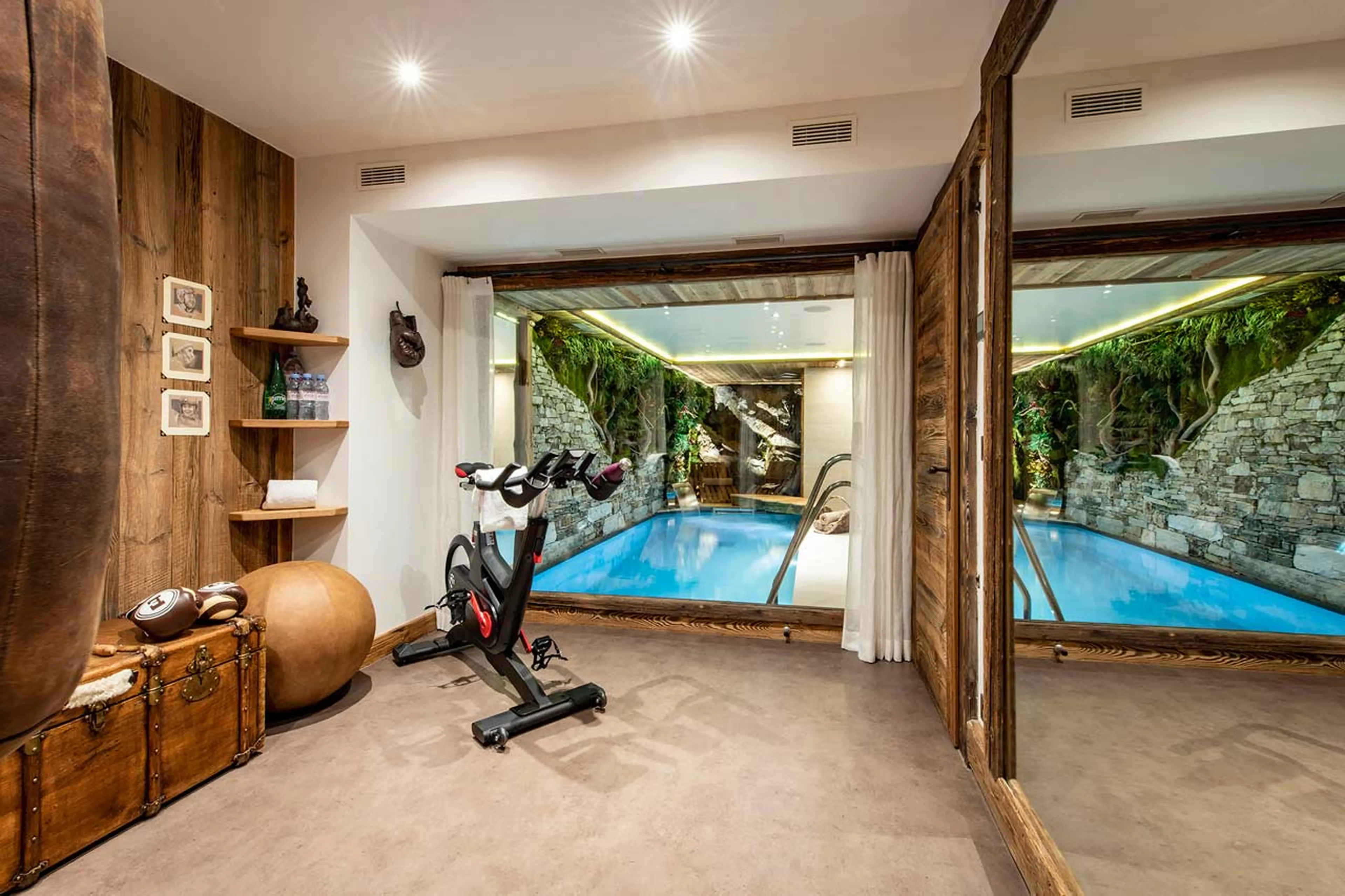 Gym at Chalet Machapuchare in Val d'Isere