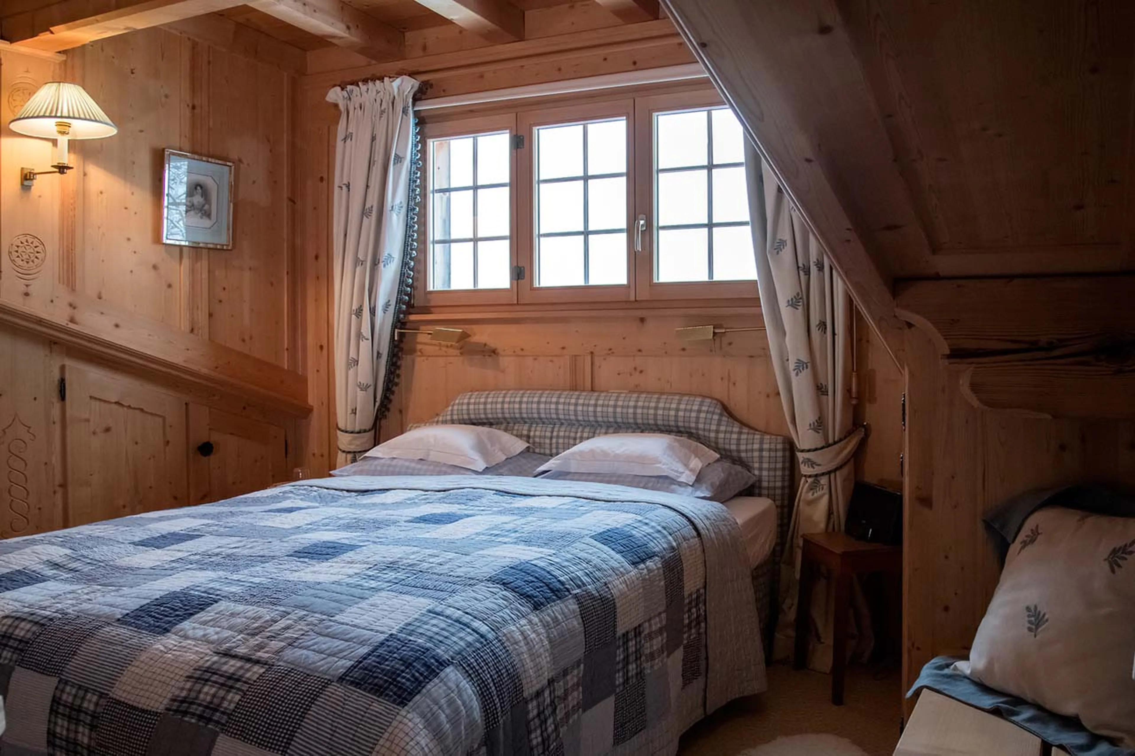 Bedroom two at Chalet Maldeghem in Klosters