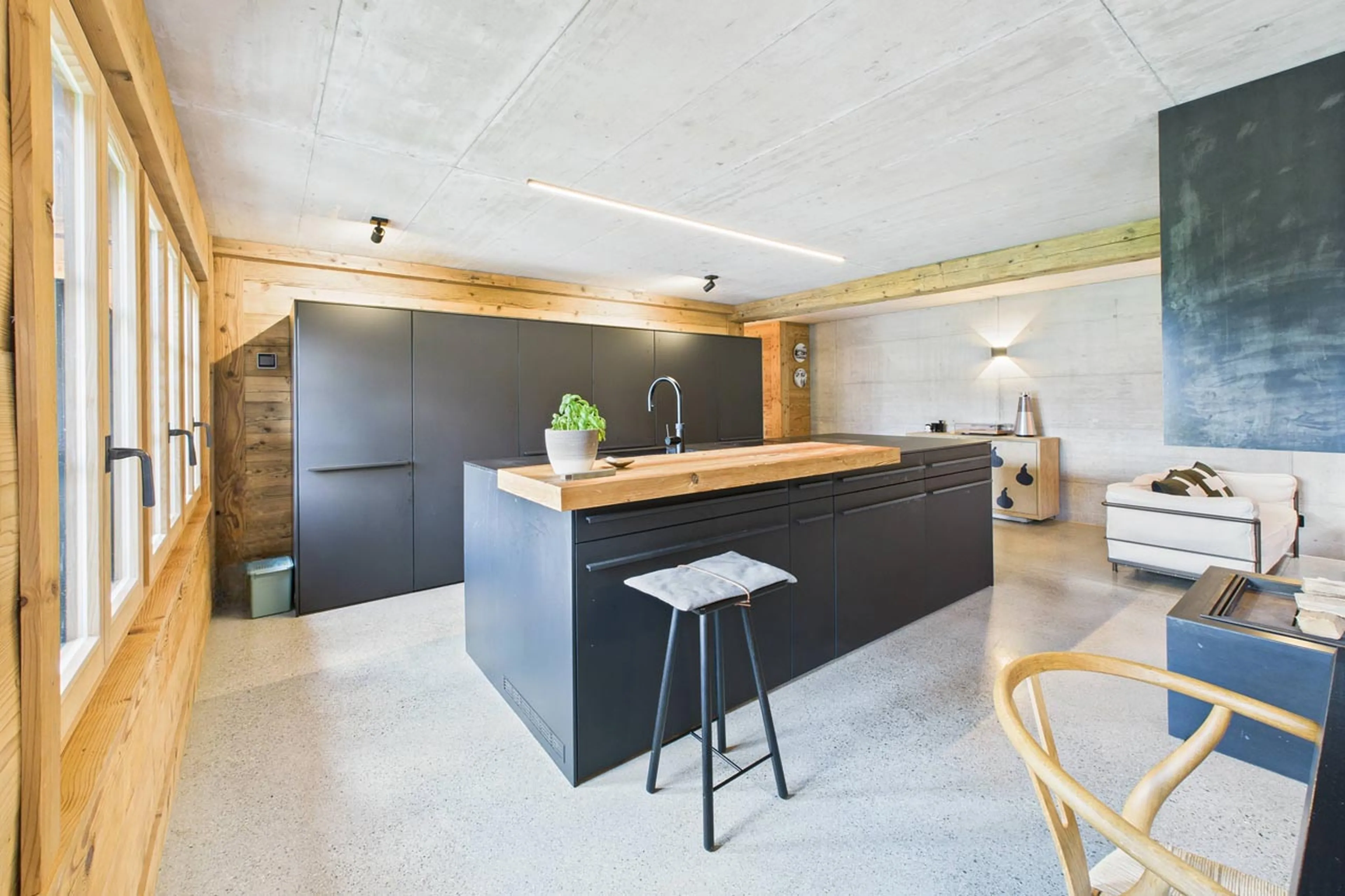 Kitchen at Chalet Mannenberg near Gstaad