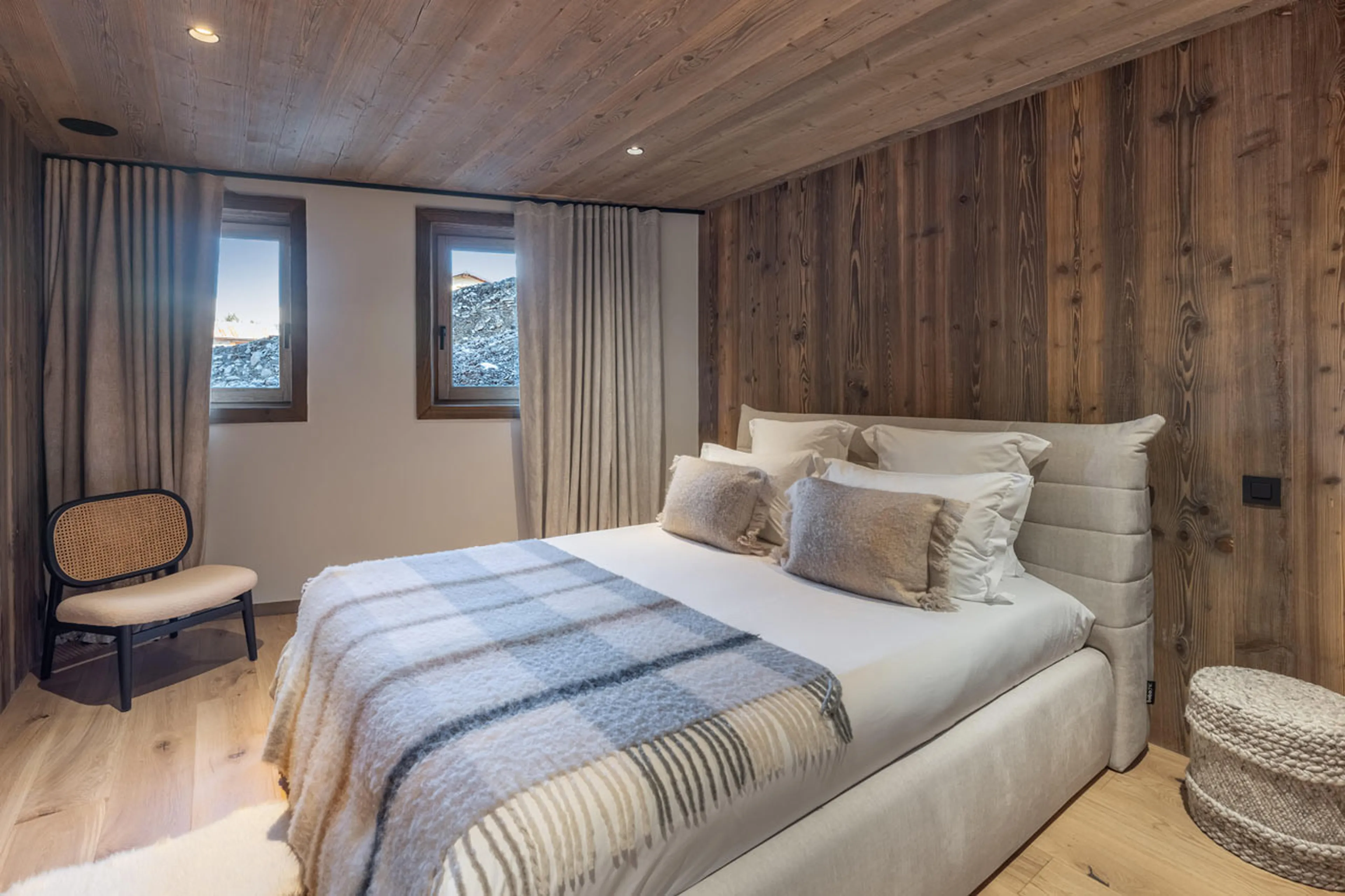 Double bedroom in Chalet Marcel, St Martin de Belleville