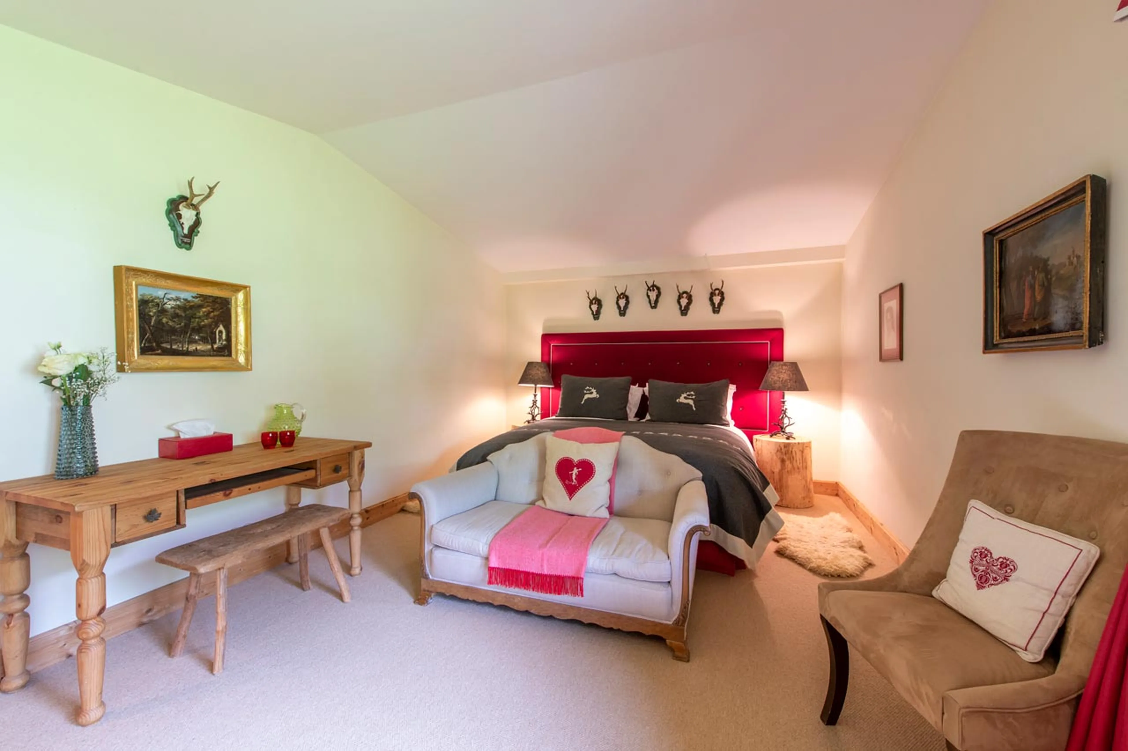 Bedroom three at Chalet Maria Schnee in St Anton