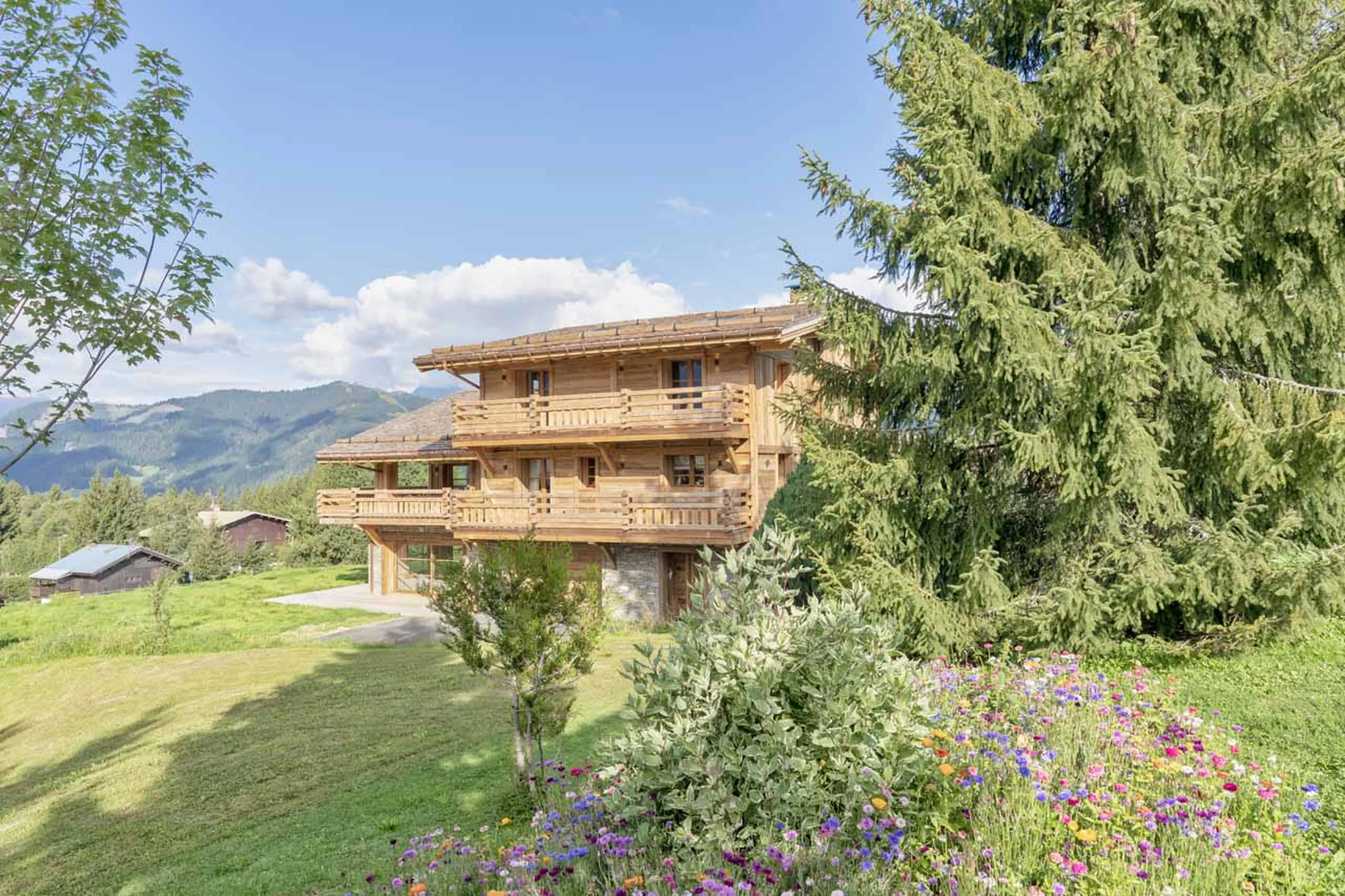 Exterior view of Chalet Mariva in Megeve