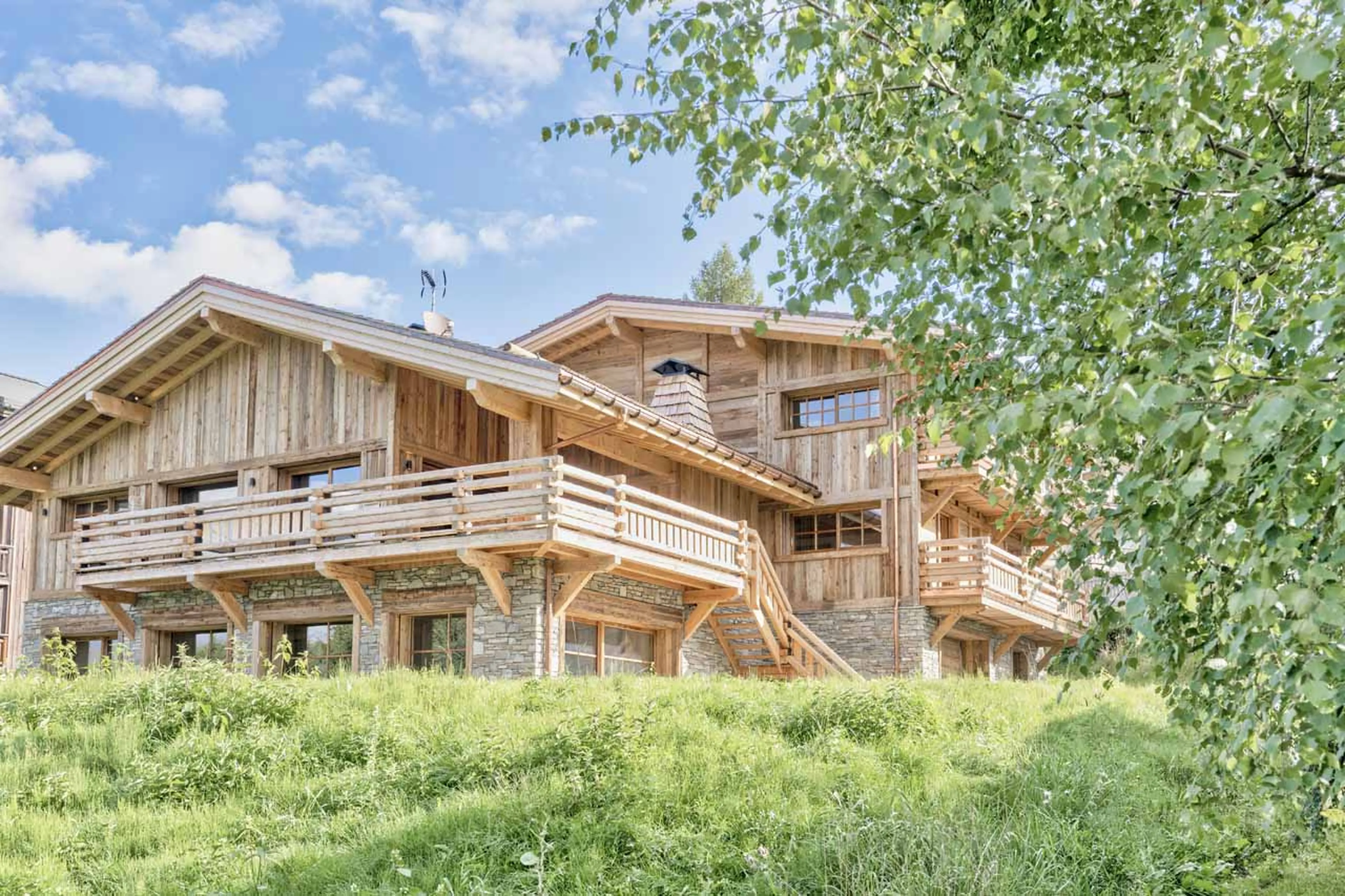 Exterior of Chalet Mariva in Megeve