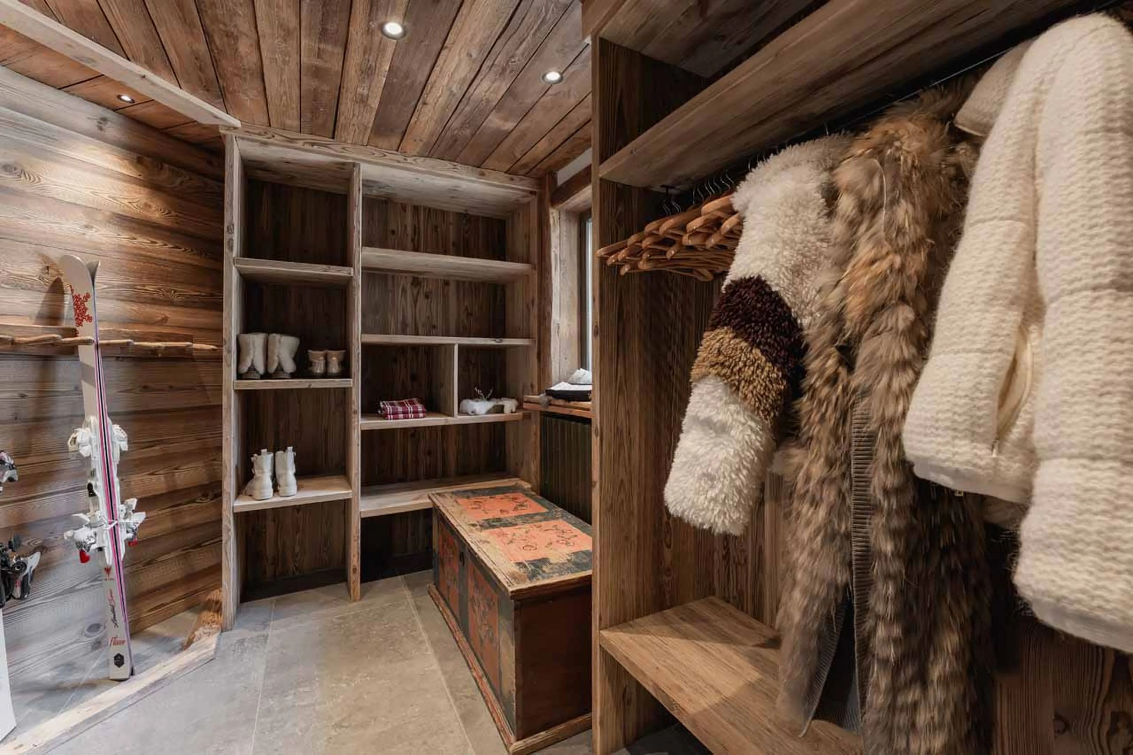 Ski room at Chalet Mathilda in Val d'Isere
