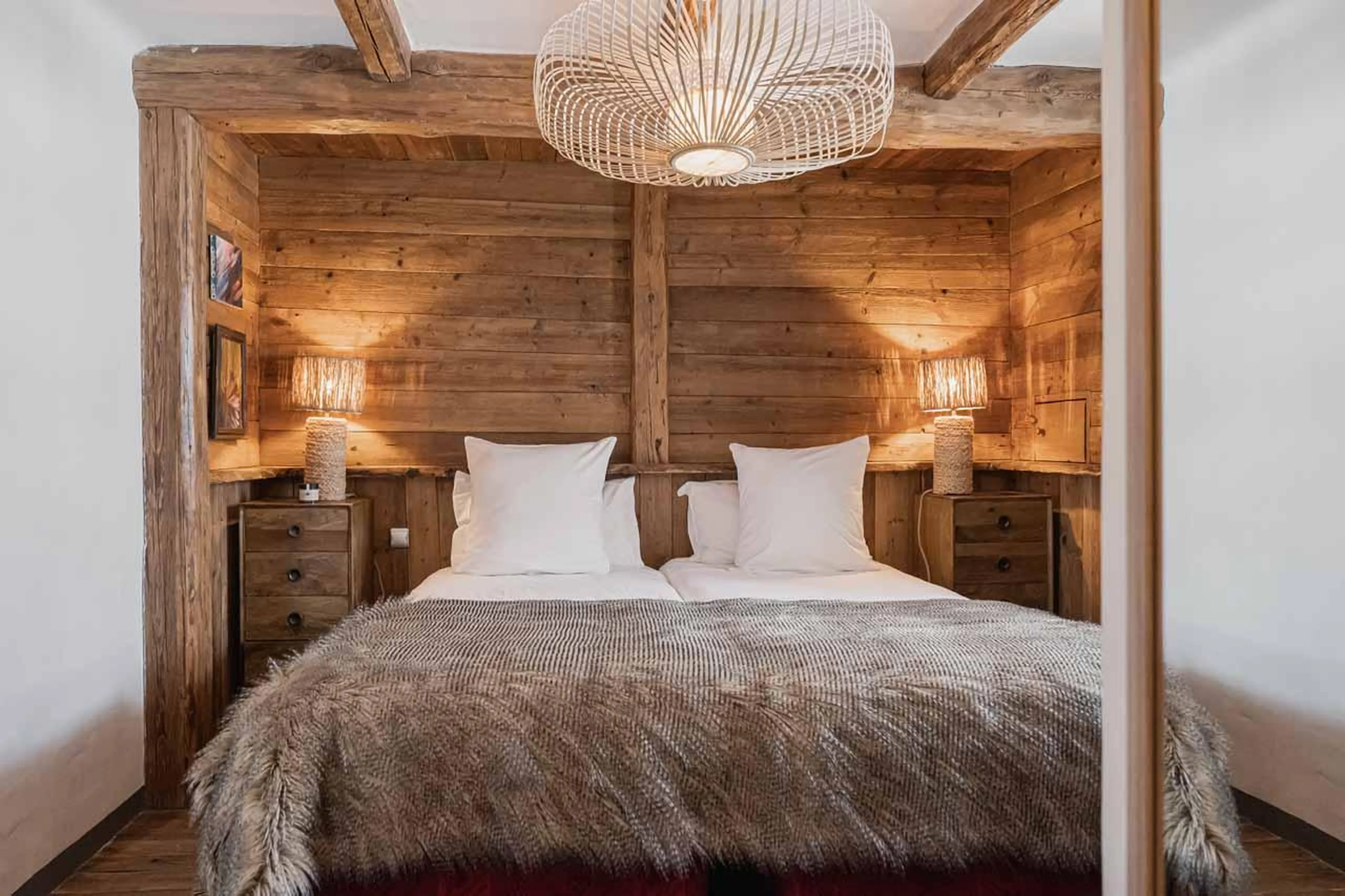 Double bedroom in Chalet Mathilda, Val d'Isere