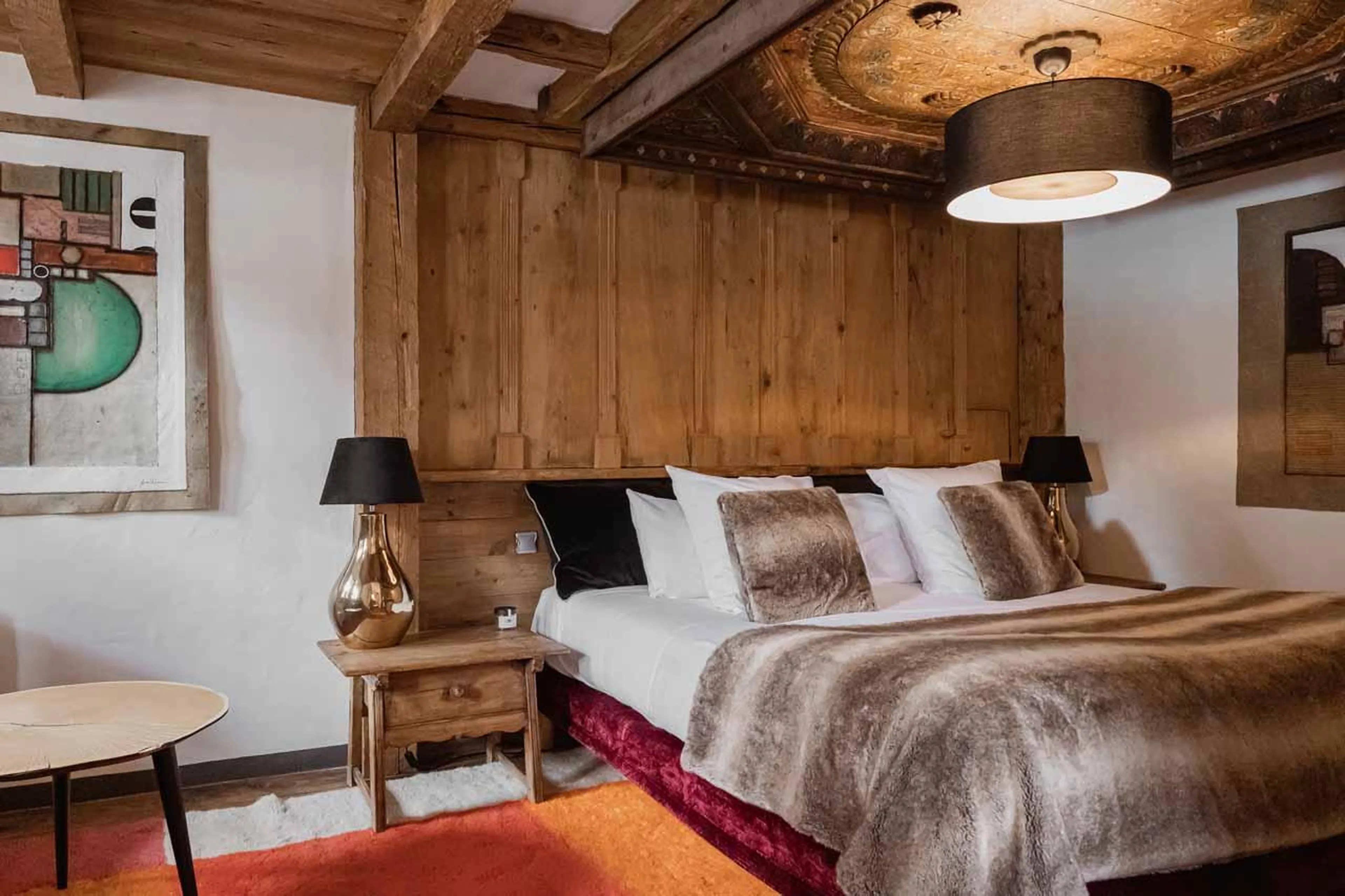 Double bedroom in Chalet Mathilda, Val d'Isere