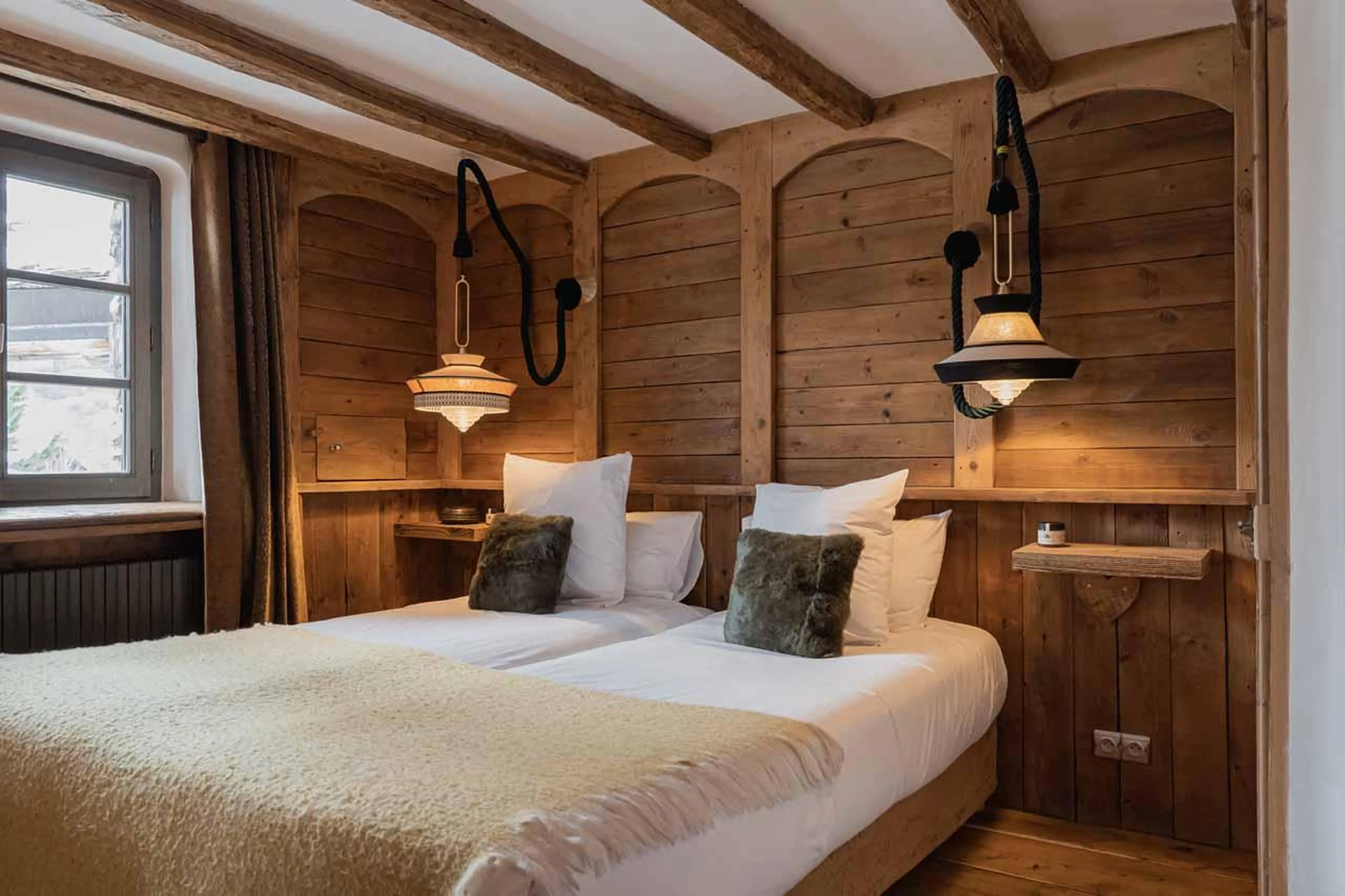 Double bedroom in Chalet Mathilda, Val d'Isere