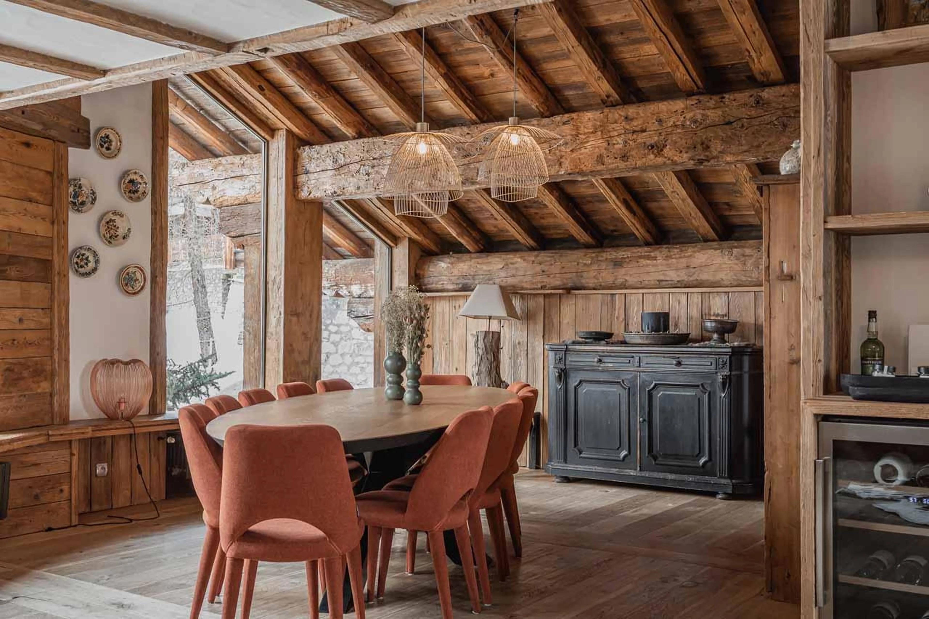 Dining area in Chalet Mathilda, Val d'Isere