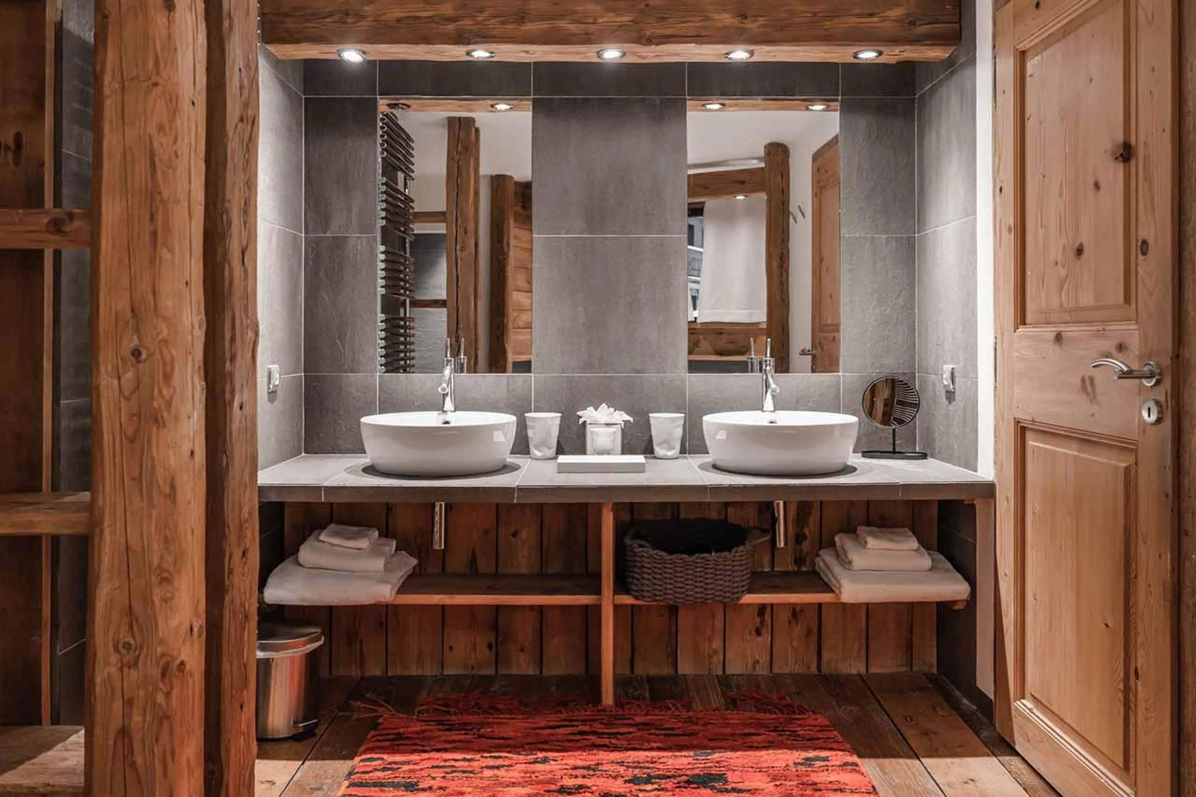 Double basin in Chalet Mathilda, Val d'Isere