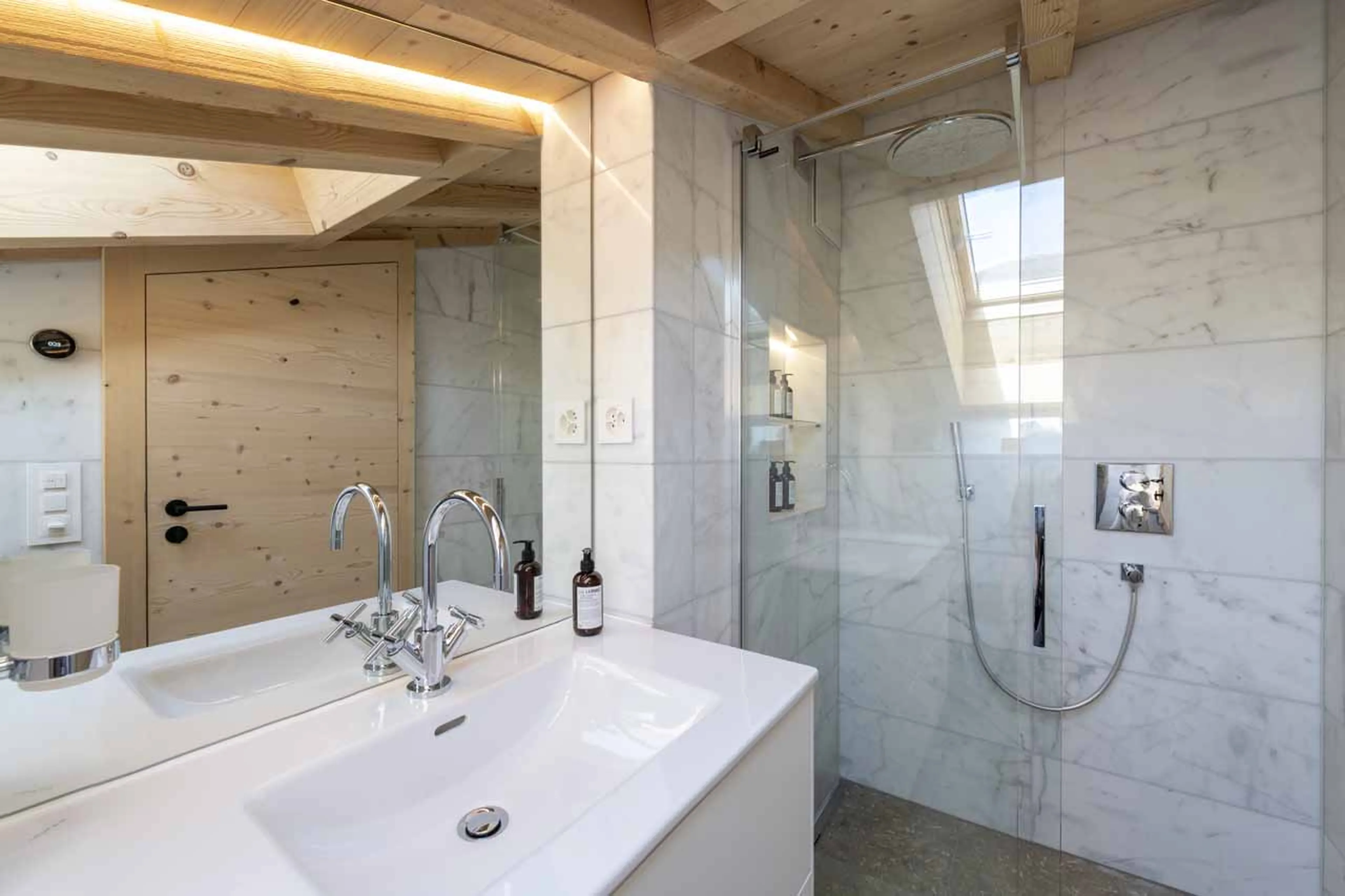 Shower at Chalet Melilot in Verbier