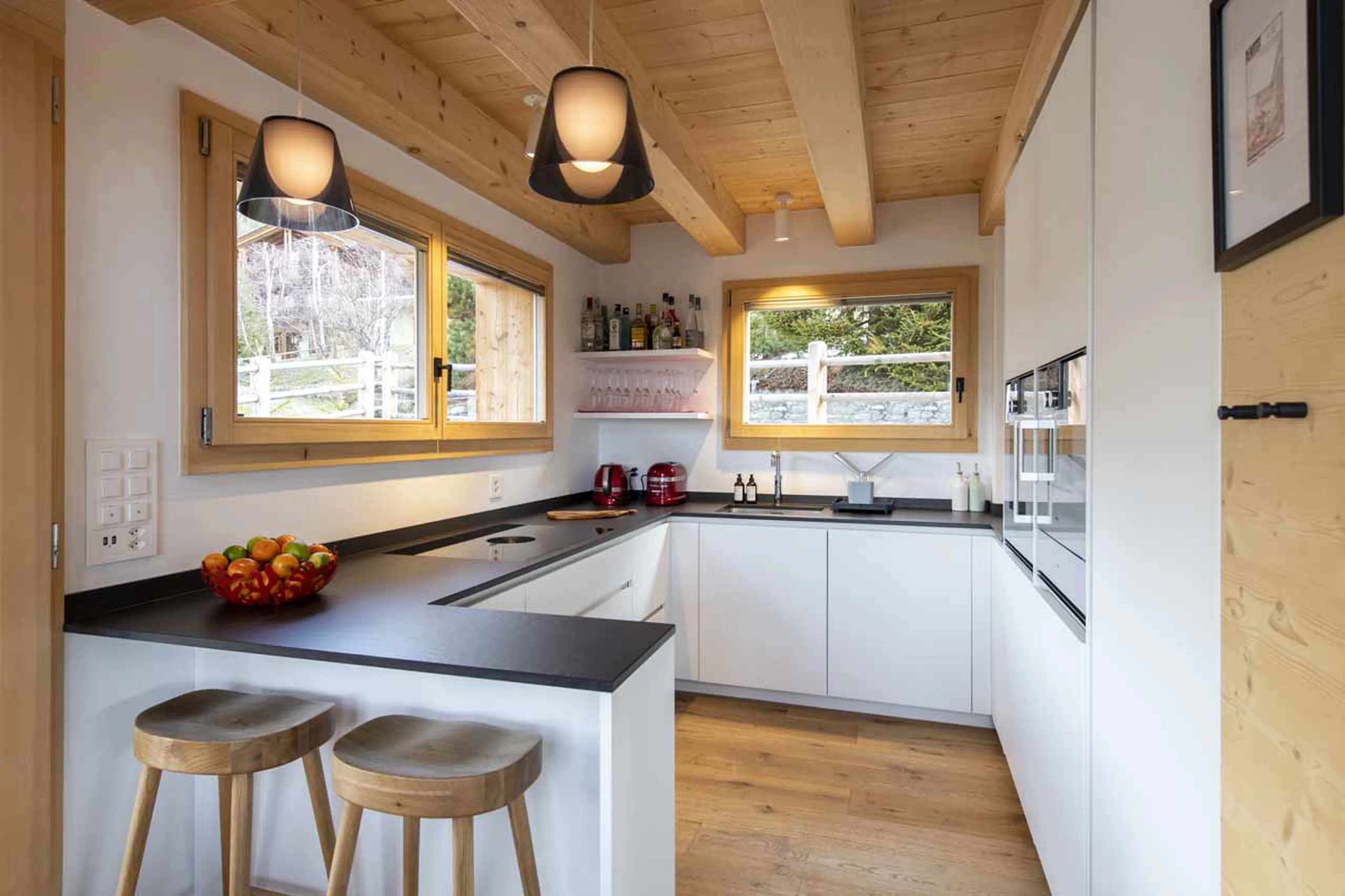 Kitchen at Chalet Melilot in Verbier