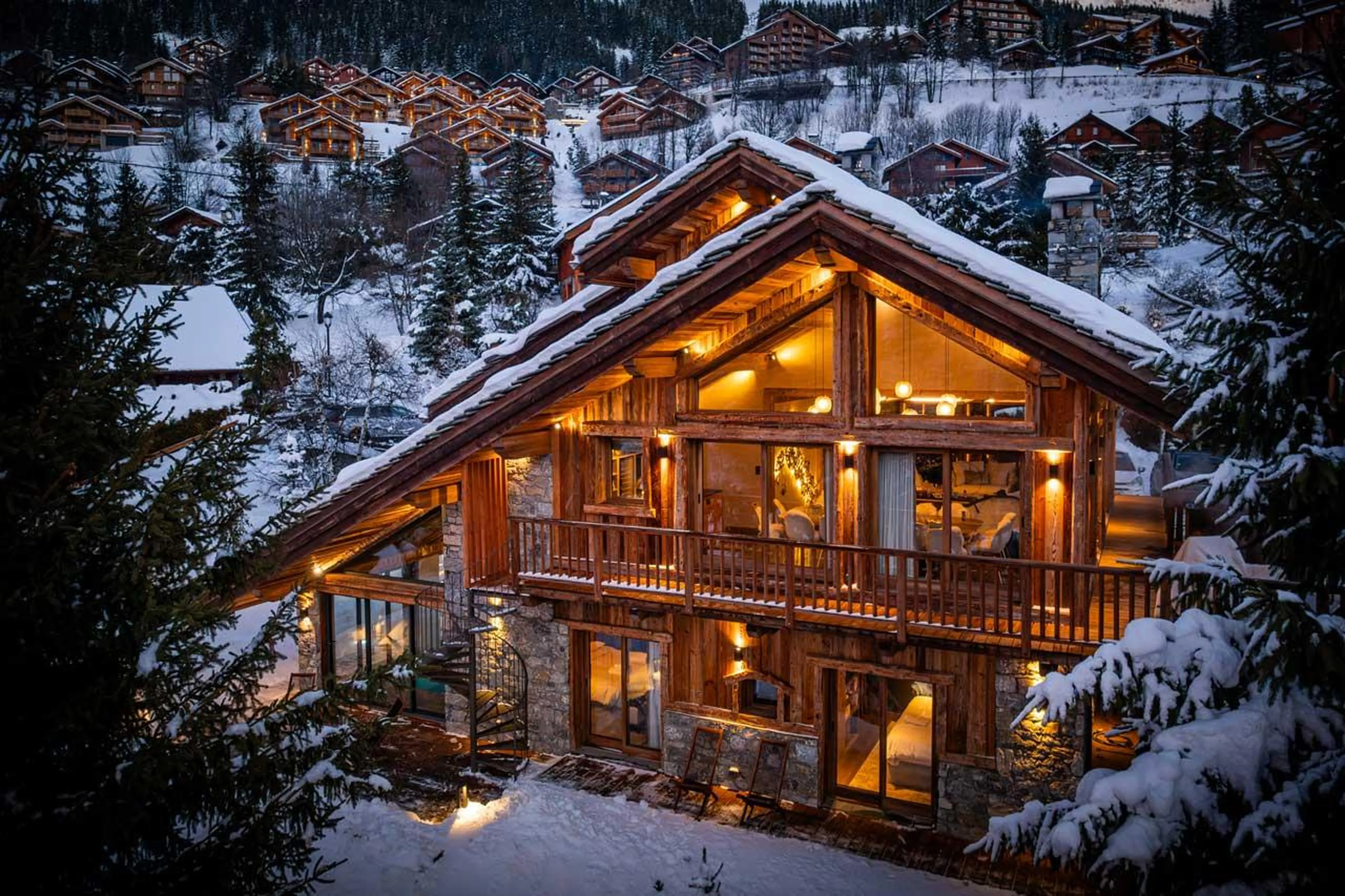 Exterior of Chalet Menor in Meribel