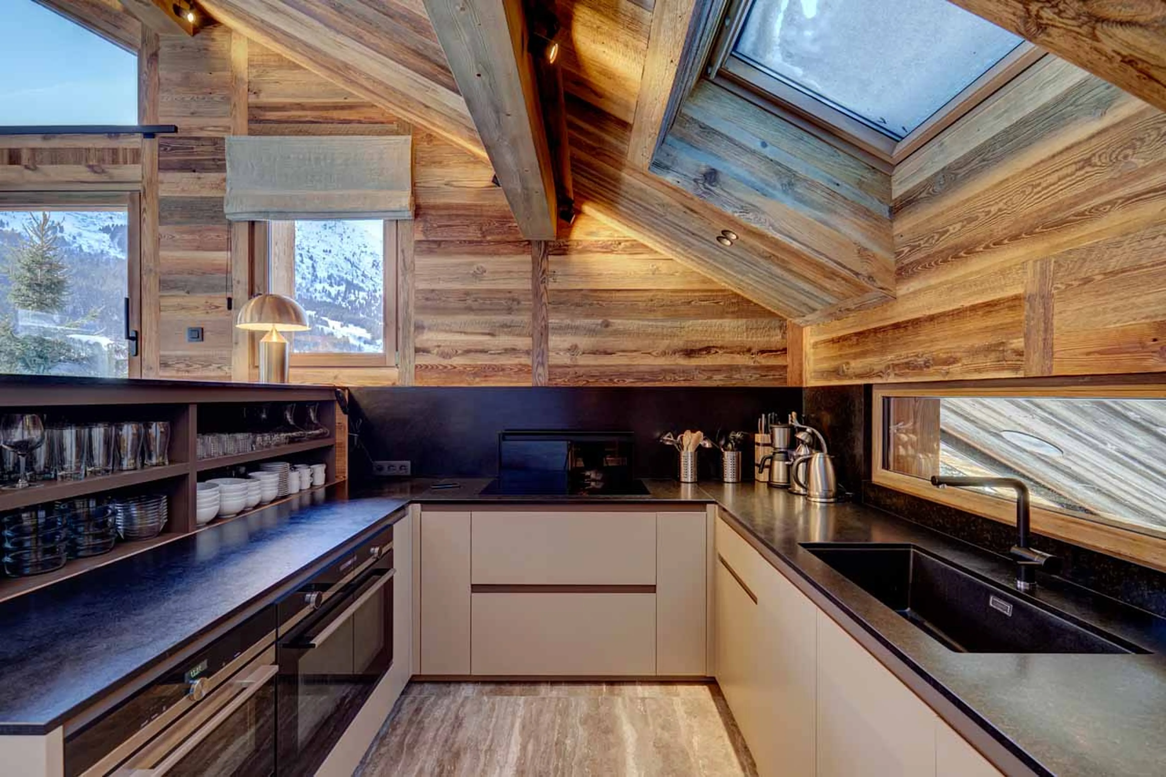 Kitchen at Chalet Menor in Meribel