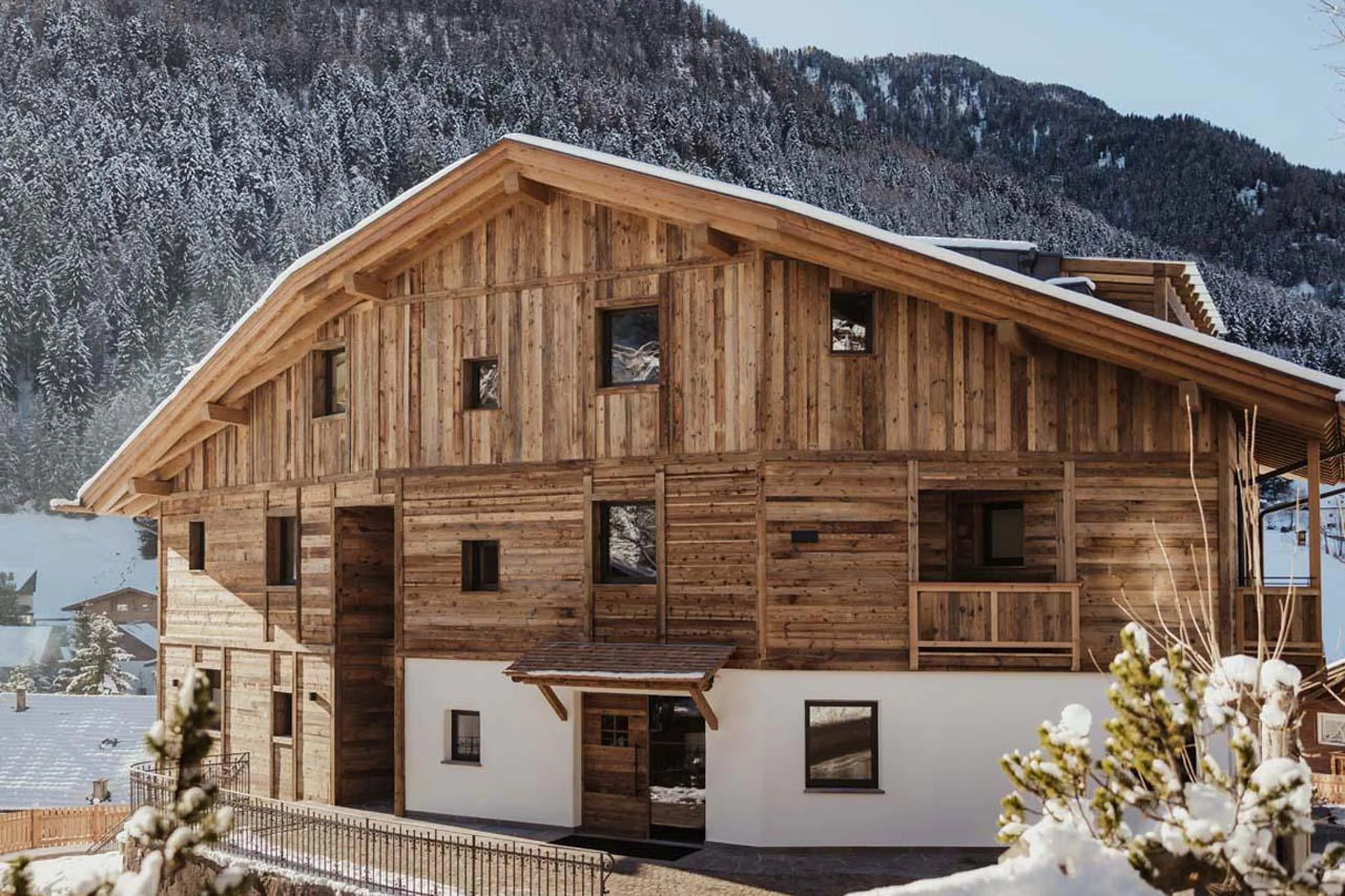 Exterior of Chalet Mile 1 in Val Gardena