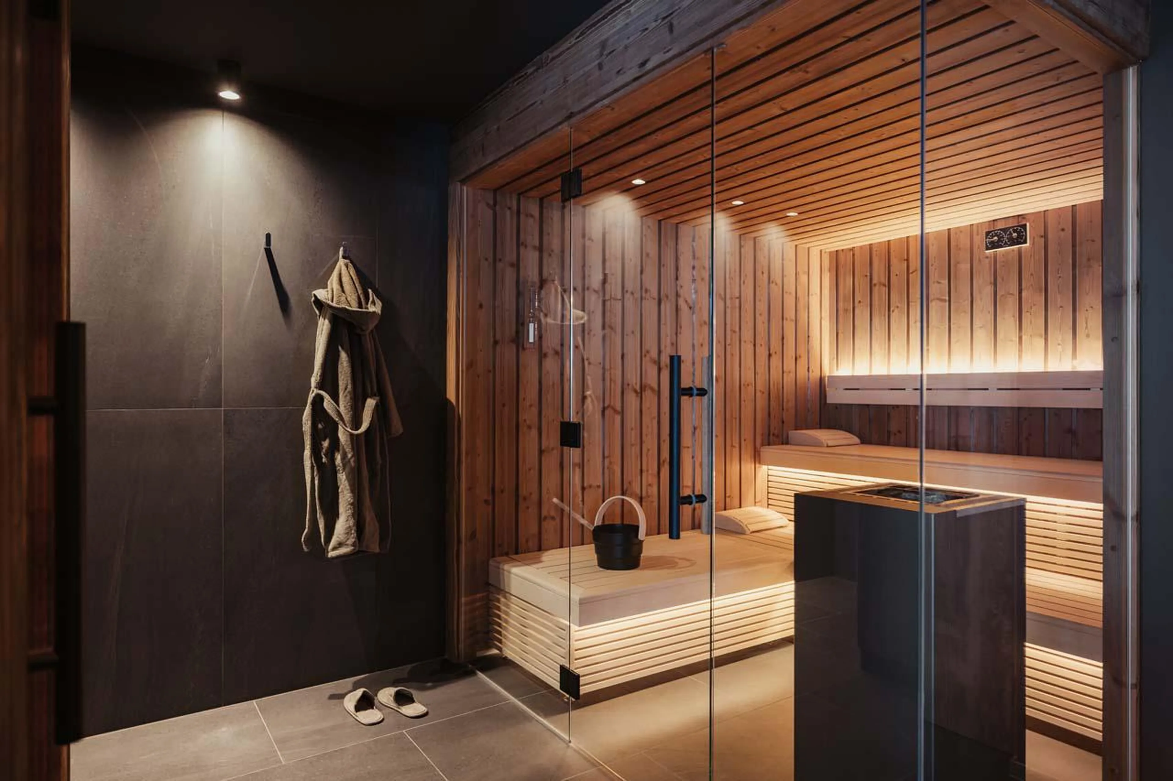 Bio sauna at Chalet Mile 1 in Val Gardena