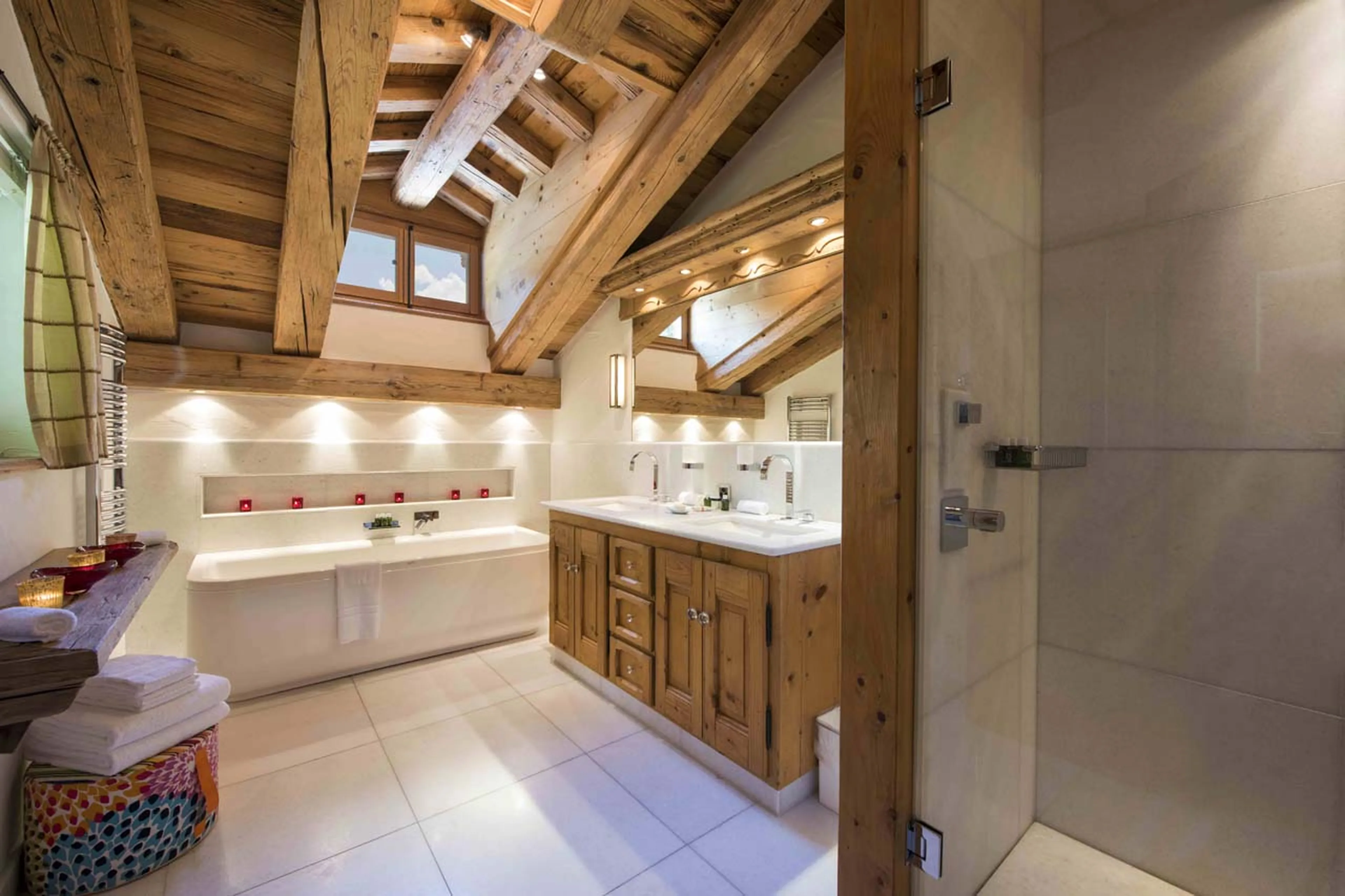 Master bathroom in Chalet Milou in Verbier