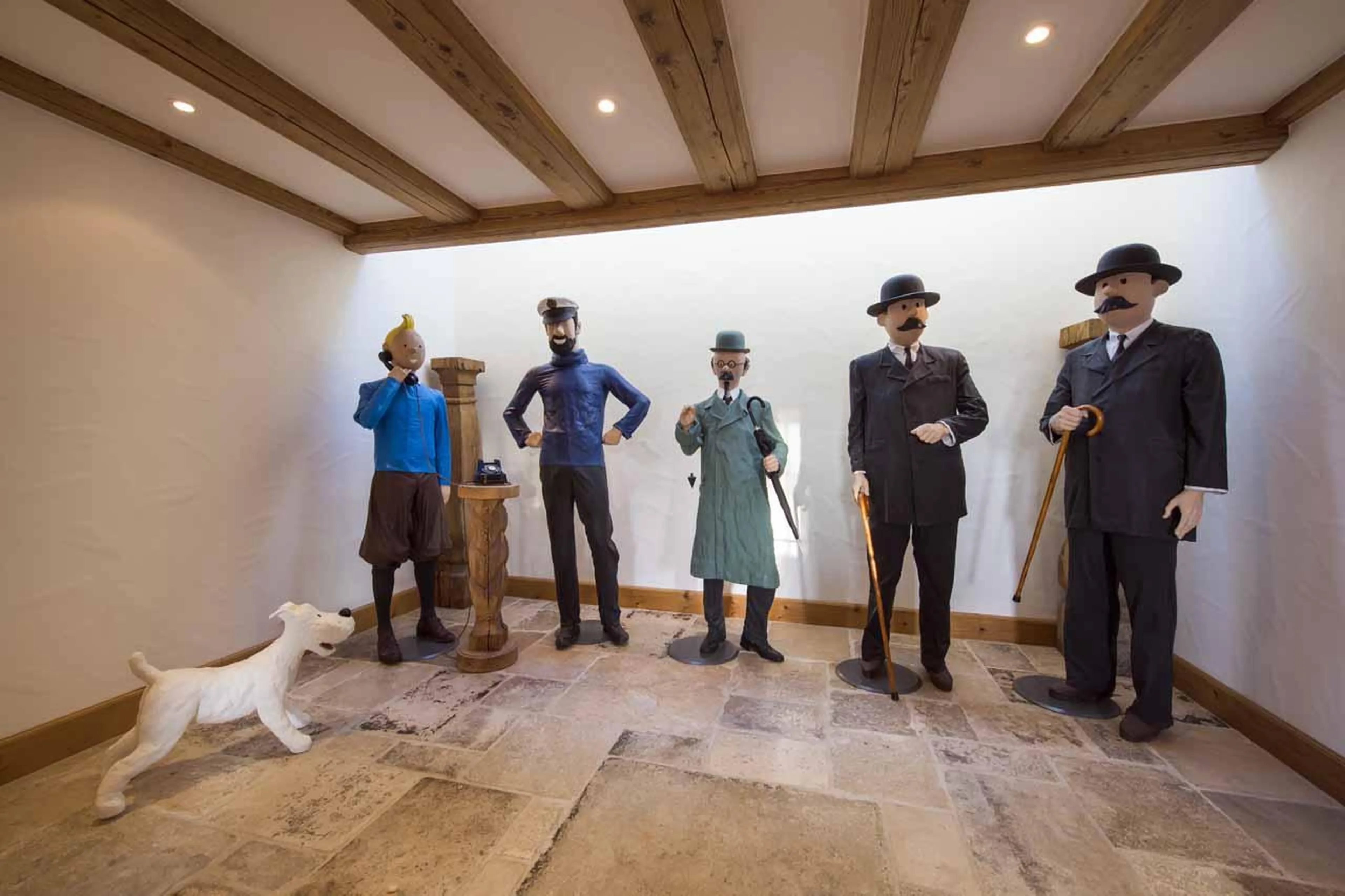 Tintin in Chalet Milou in Verbier