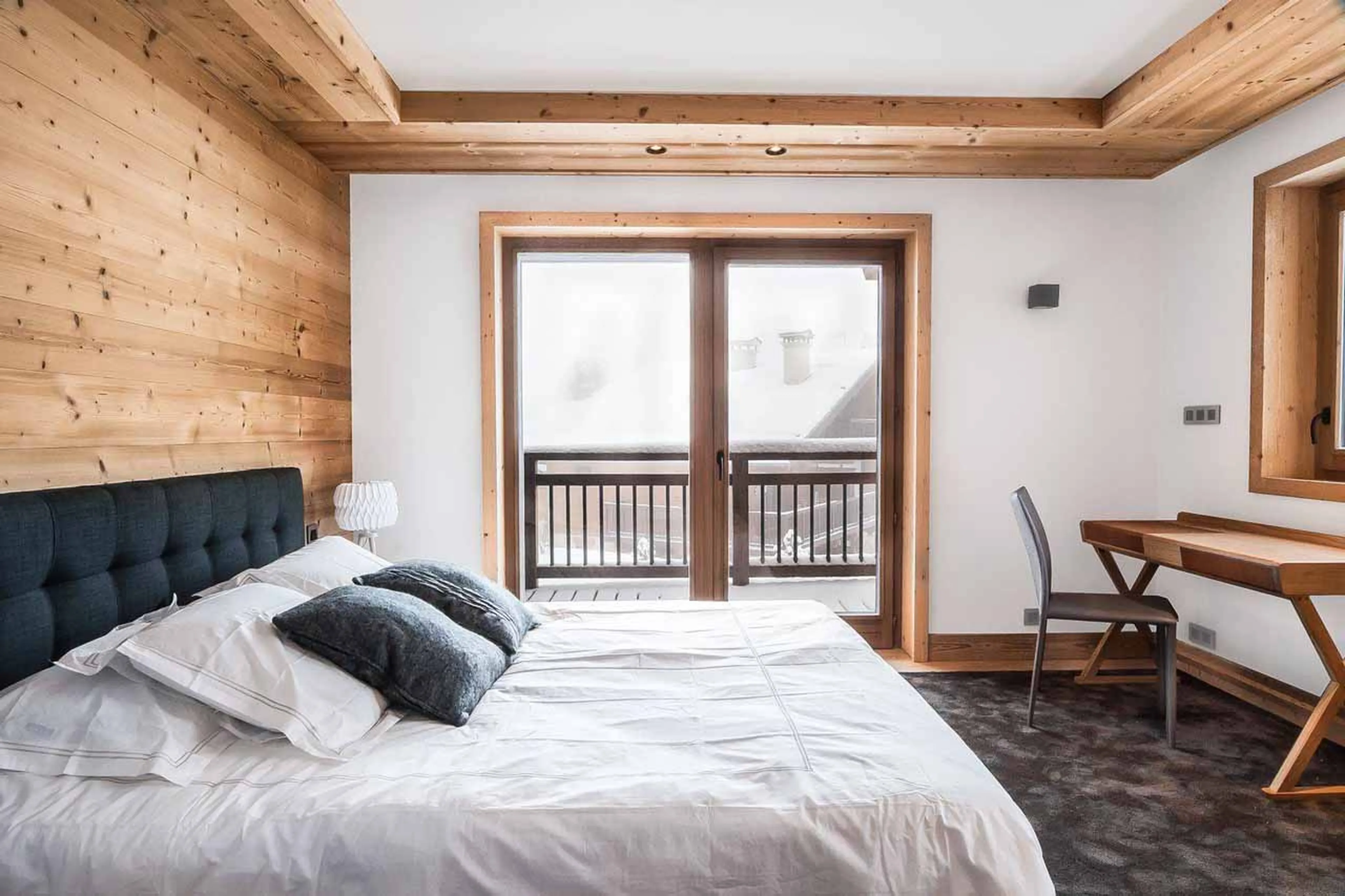 Bedroom two at Chalet Monch in Courchevel 1550